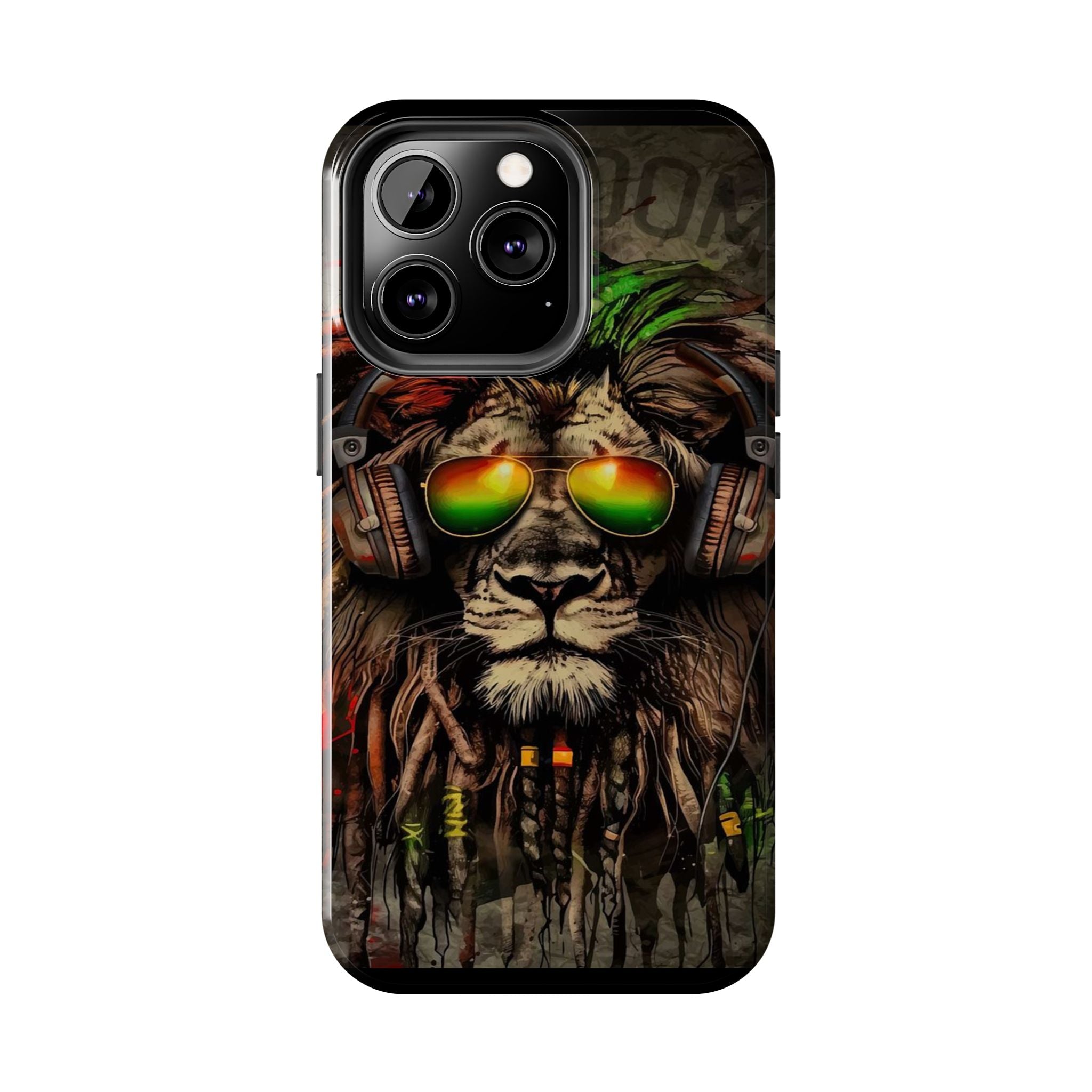 Reggae Lion Iphone Phone Case - Tough Phone Cases for Music Lovers, Gift for Rasta Fans, Vibrant Phone Cover, Unique Phone Accessories, [...]