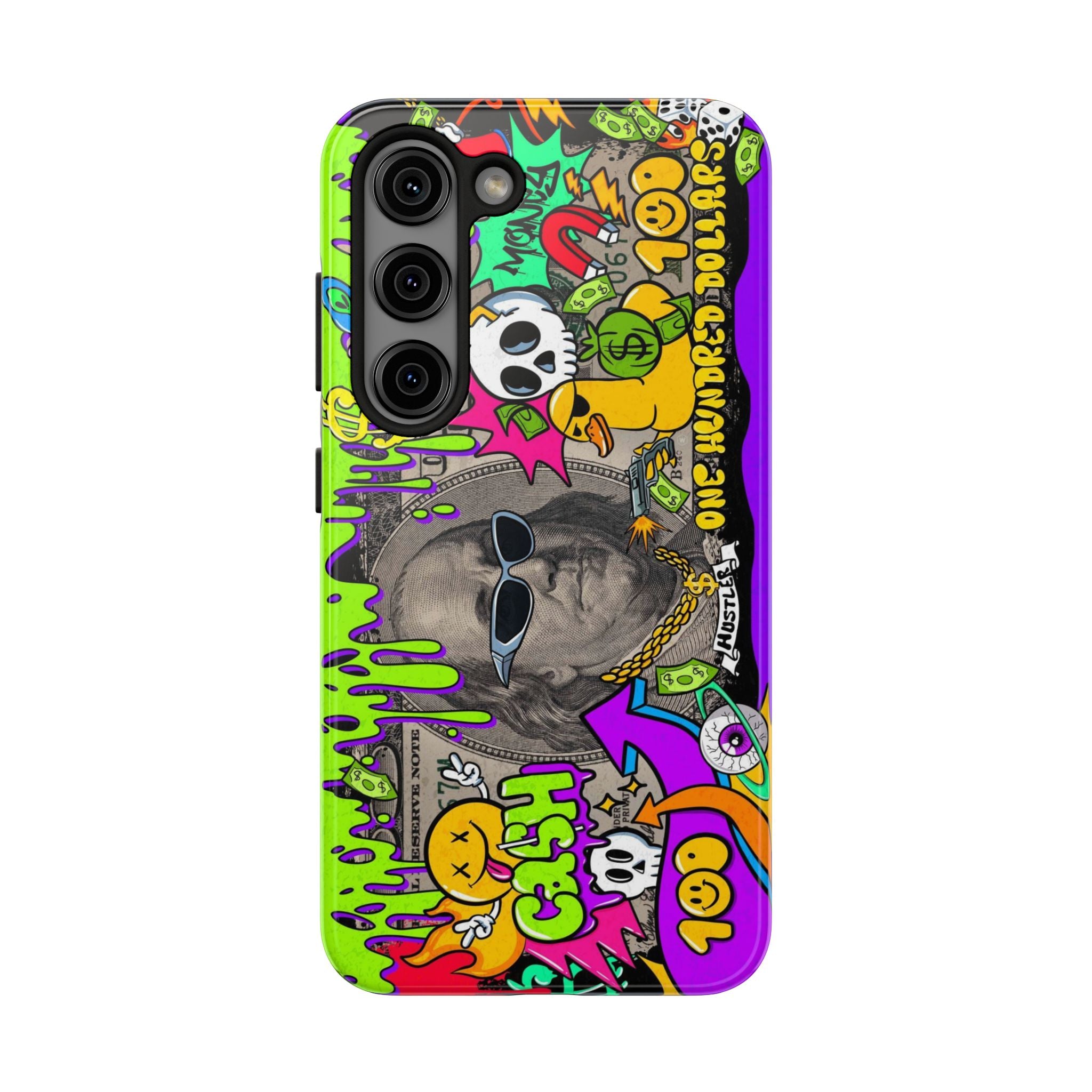 Vibrant Abstract Tough iPhone and Samsung Phone Cases - Funky, Graffiti-Style Protection, Perfect for Teens, Unique Gift, Street Art Lover, Cool Accessories