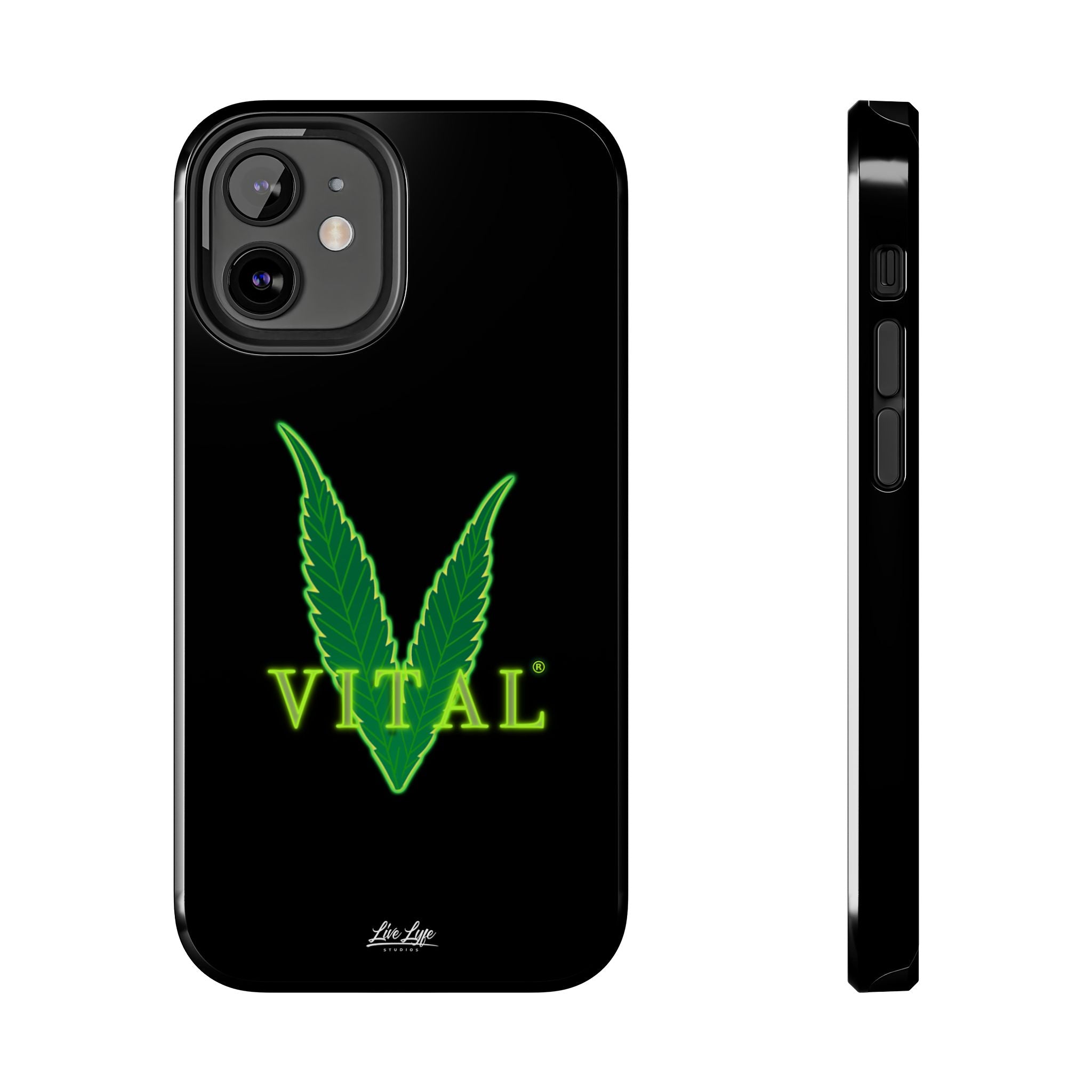Vital Lyfe Phone Case – Sleek Black Cover