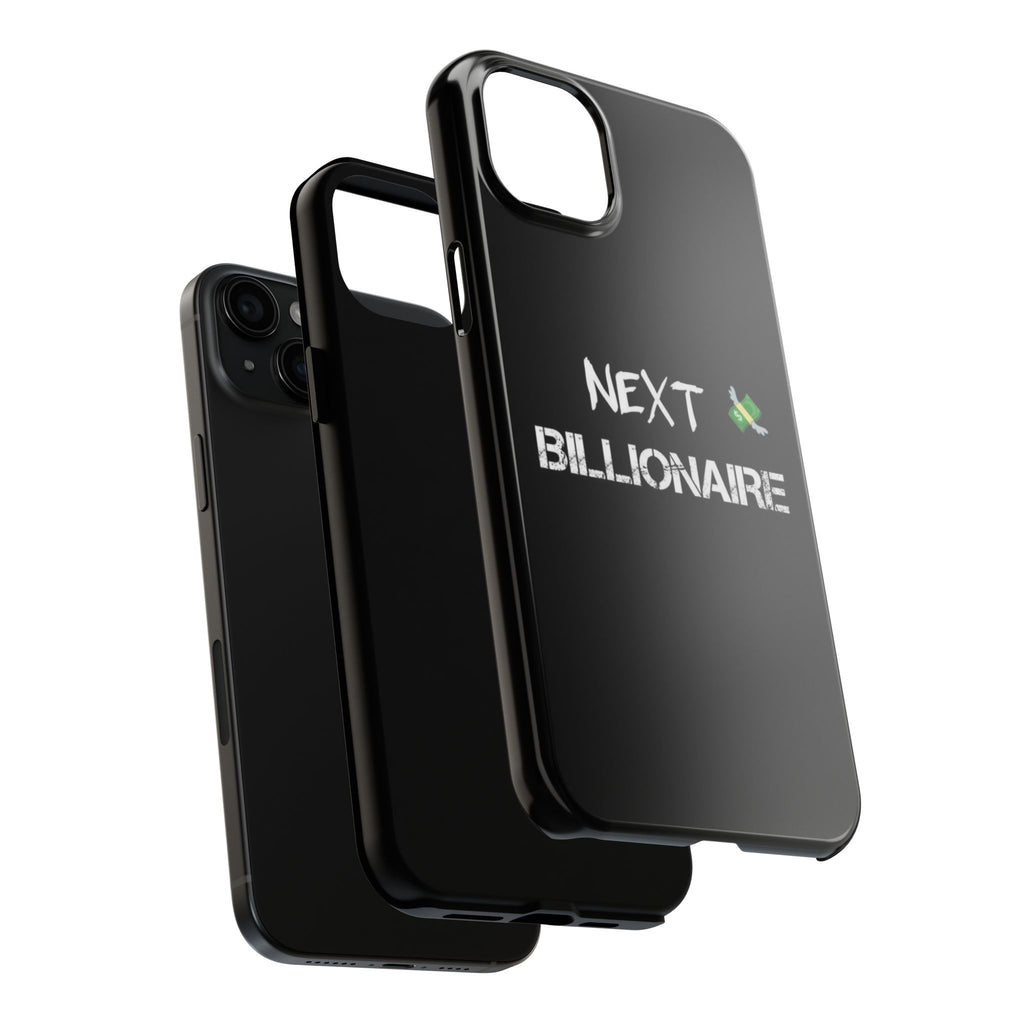Bold Next Billionaire Phone Case, Tough Phone Cover, Entrepreneur Gift, Motivational Phone Accessory, Unique Tech Decor