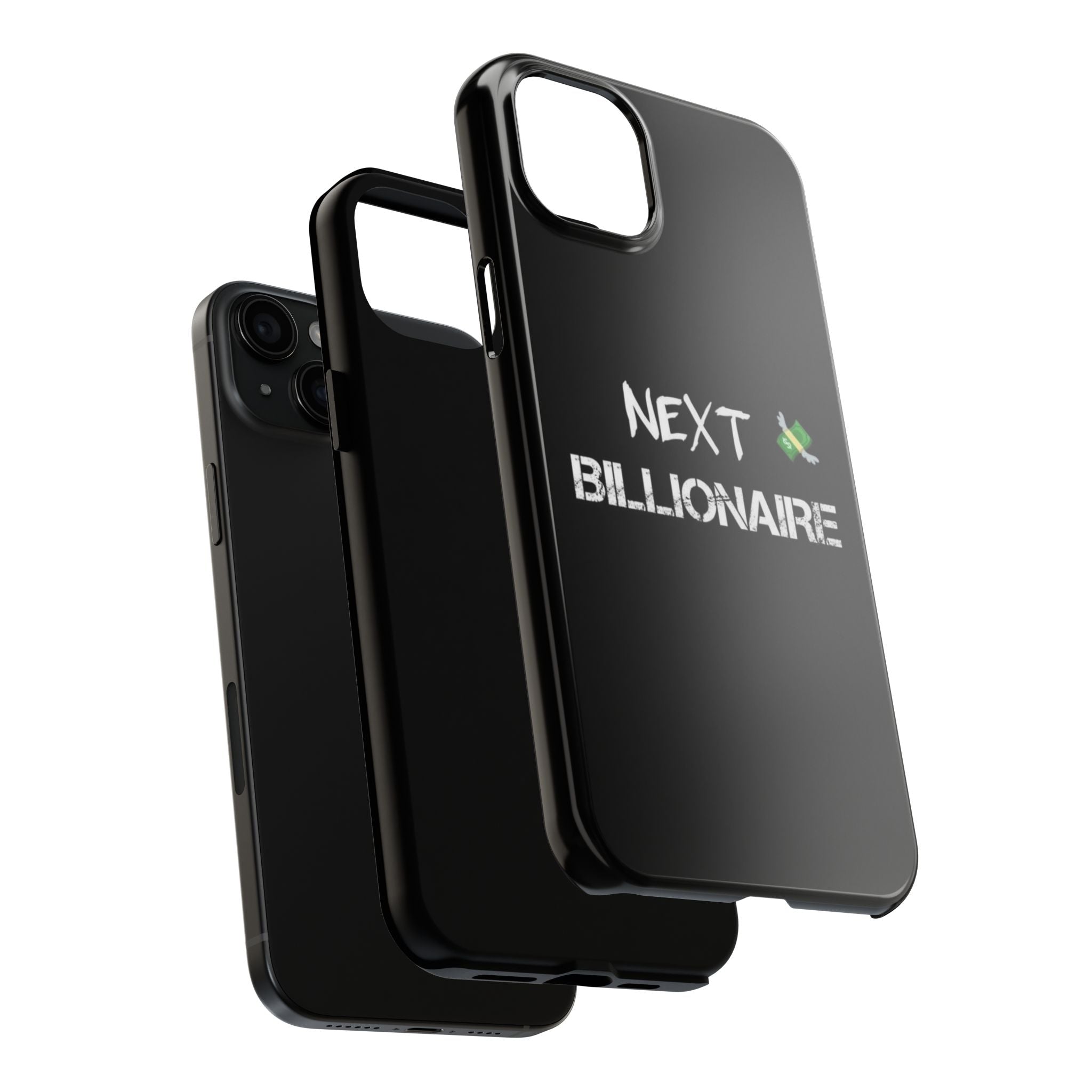 Bold Next Billionaire Phone Case, Tough Phone Cover, Entrepreneur Gift, Motivational Phone Accessory, Unique Tech Decor