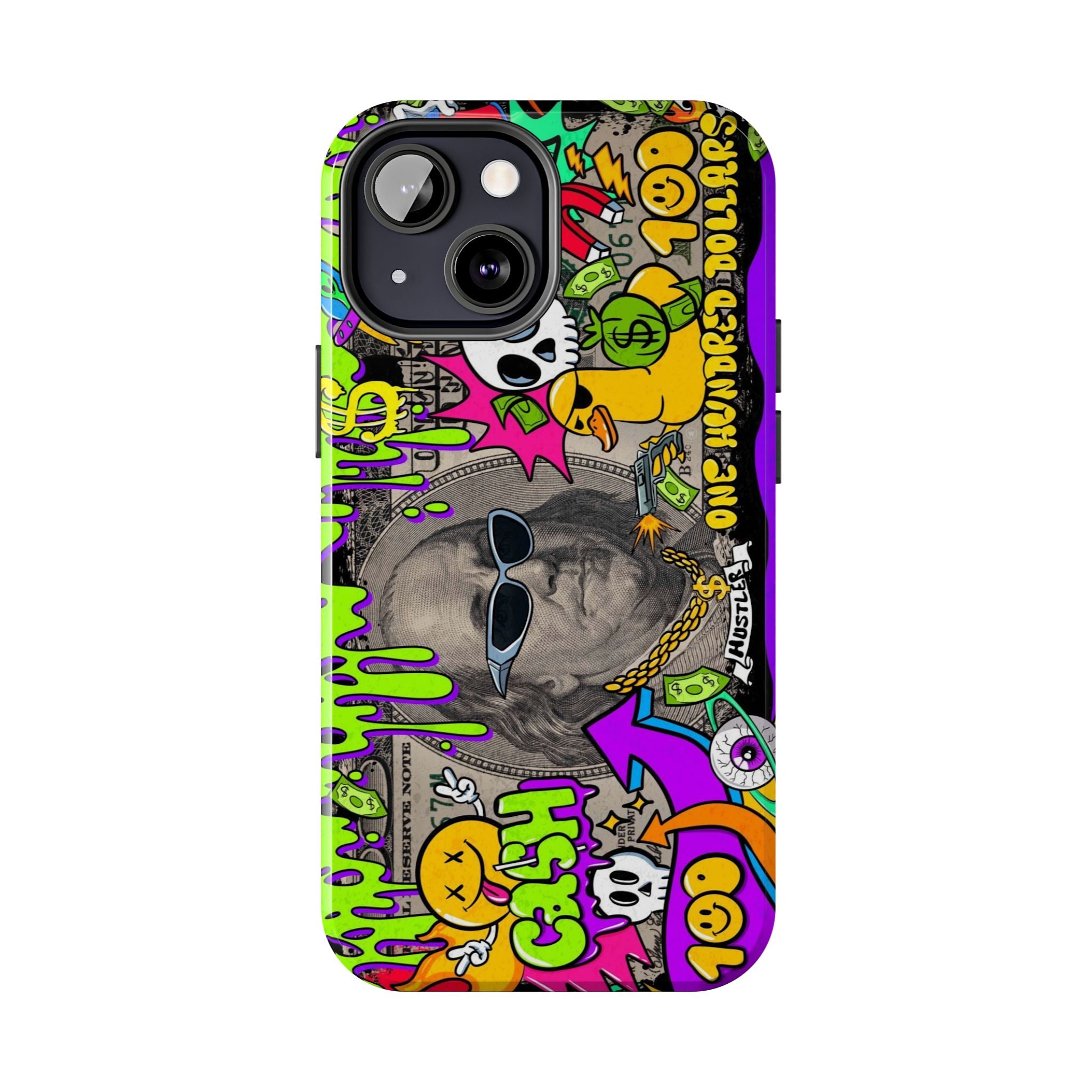Vibrant Abstract Tough iPhone and Samsung Phone Cases - Funky, Graffiti-Style Protection, Perfect for Teens, Unique Gift, Street Art Lover, Cool Accessories