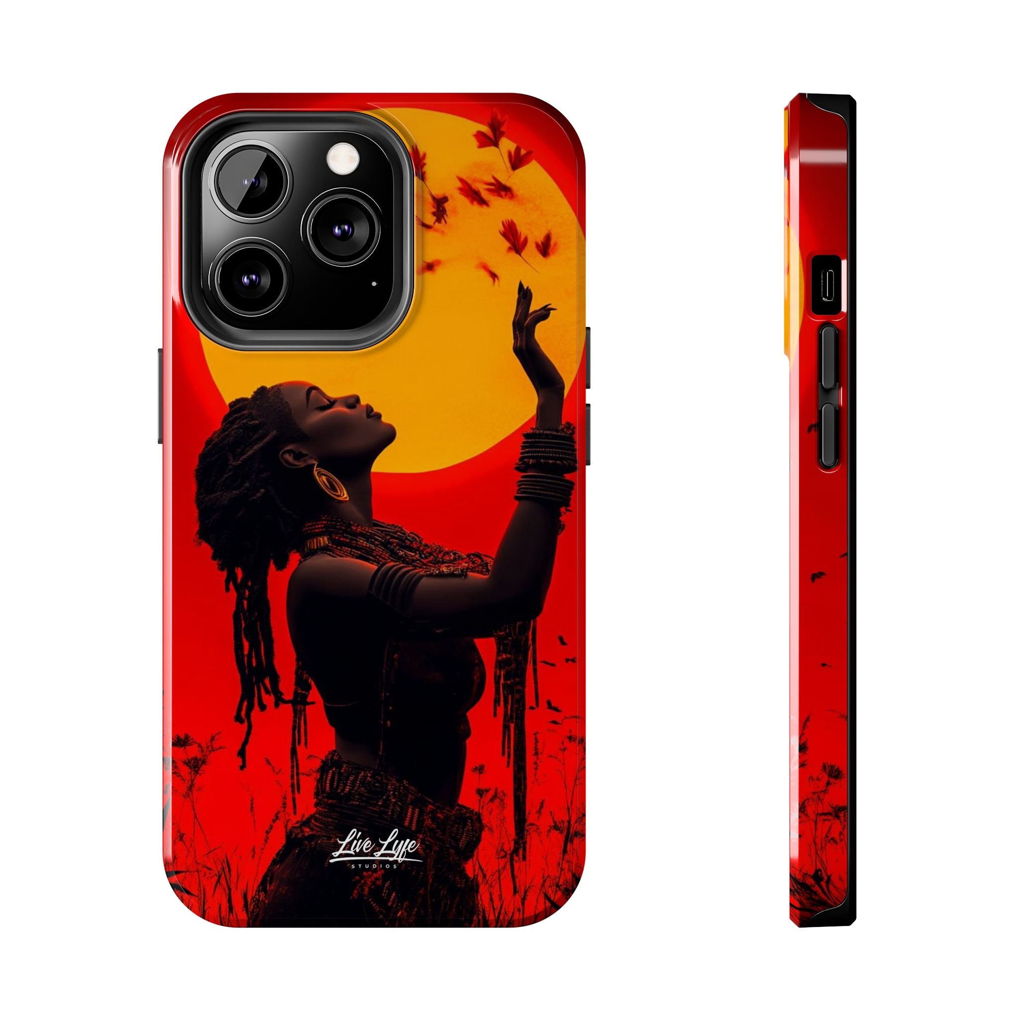 Sunset Spirit, Rasta Soul Awakening Phone Case