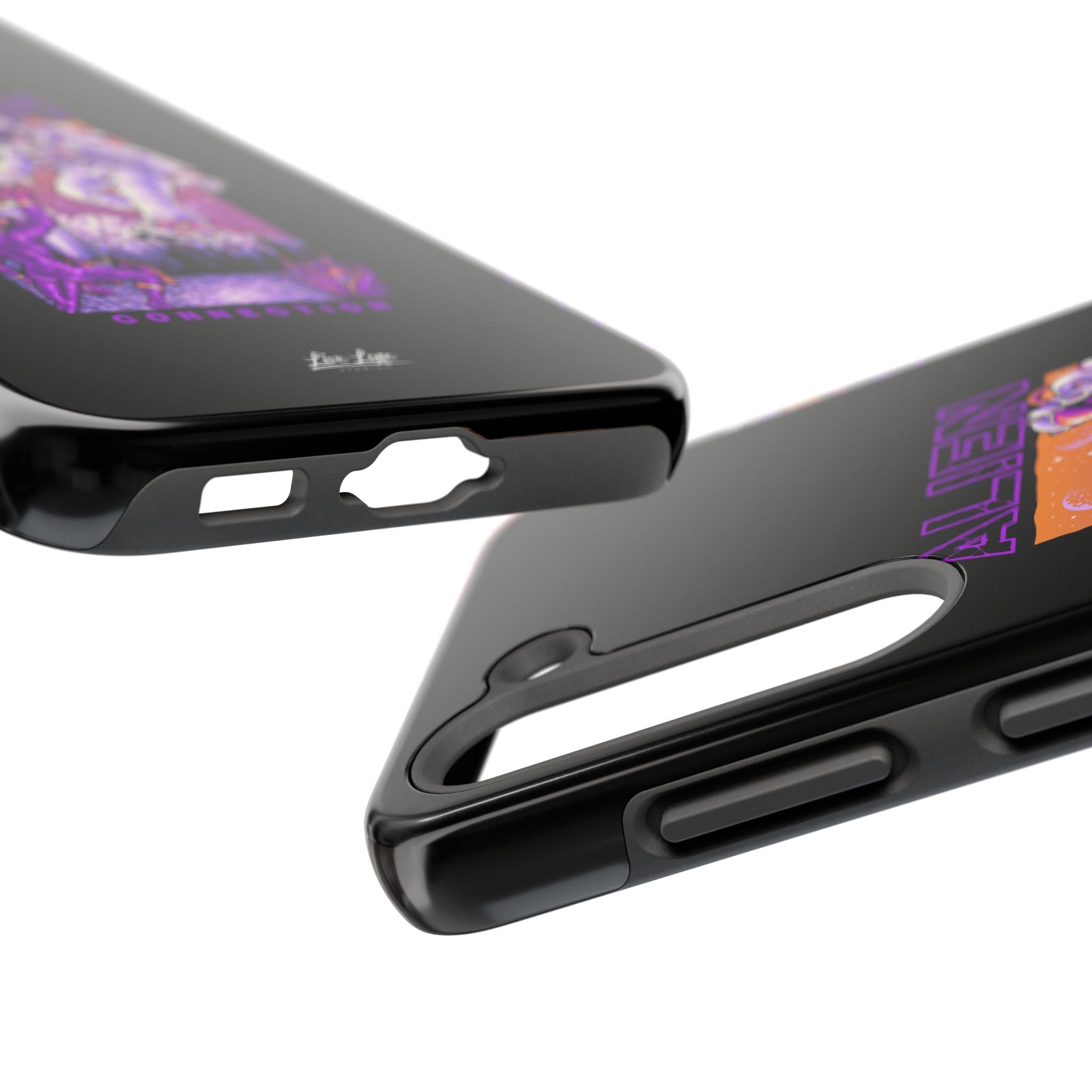 Alien Connection Phone Case – Sleek Black Cover