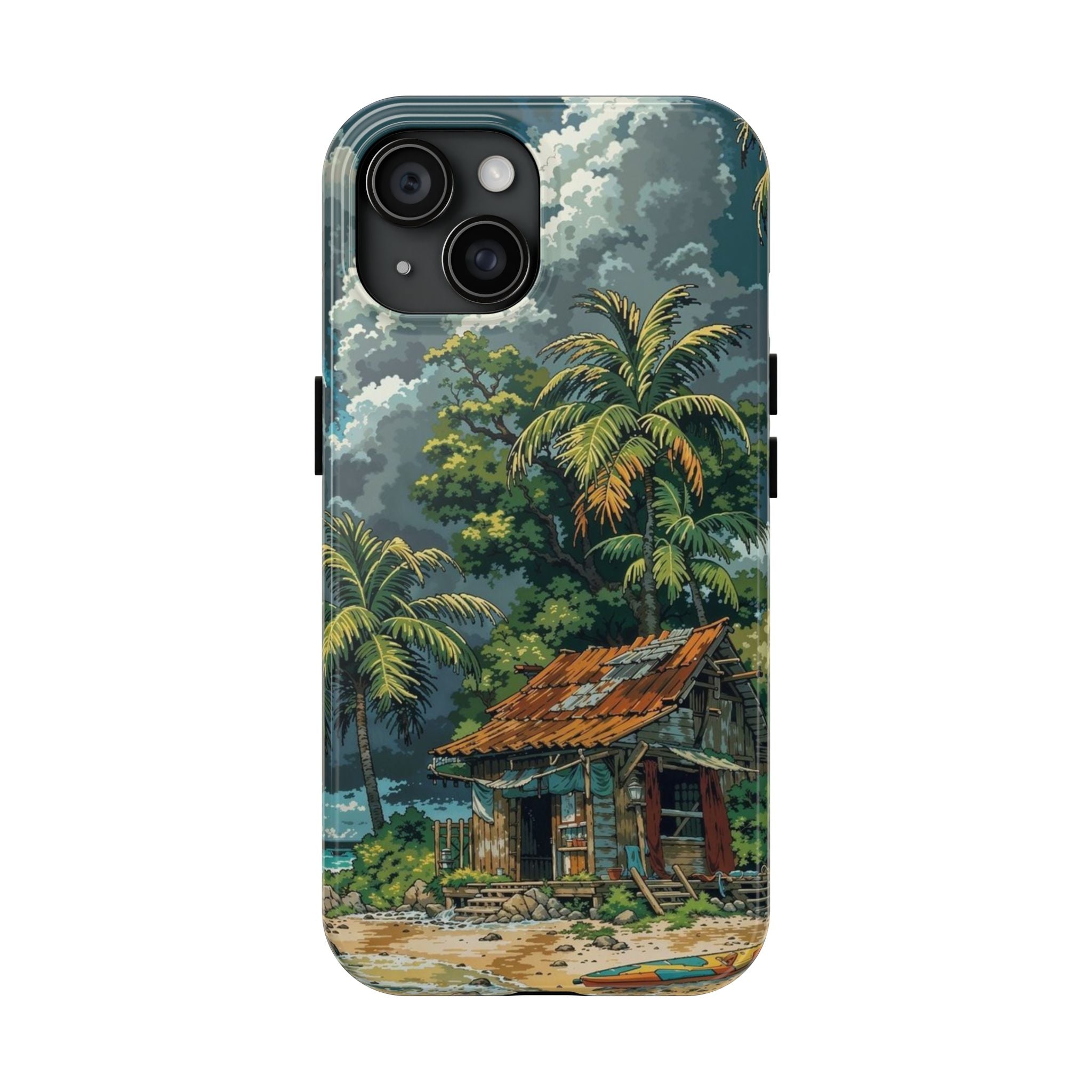 Tropical Paradise Tough iPhone and Samsung Cases - Beach Vibe, Summer Gift, Durable Protection for Adventure Lovers, Coastal Decor, Phone Accessories