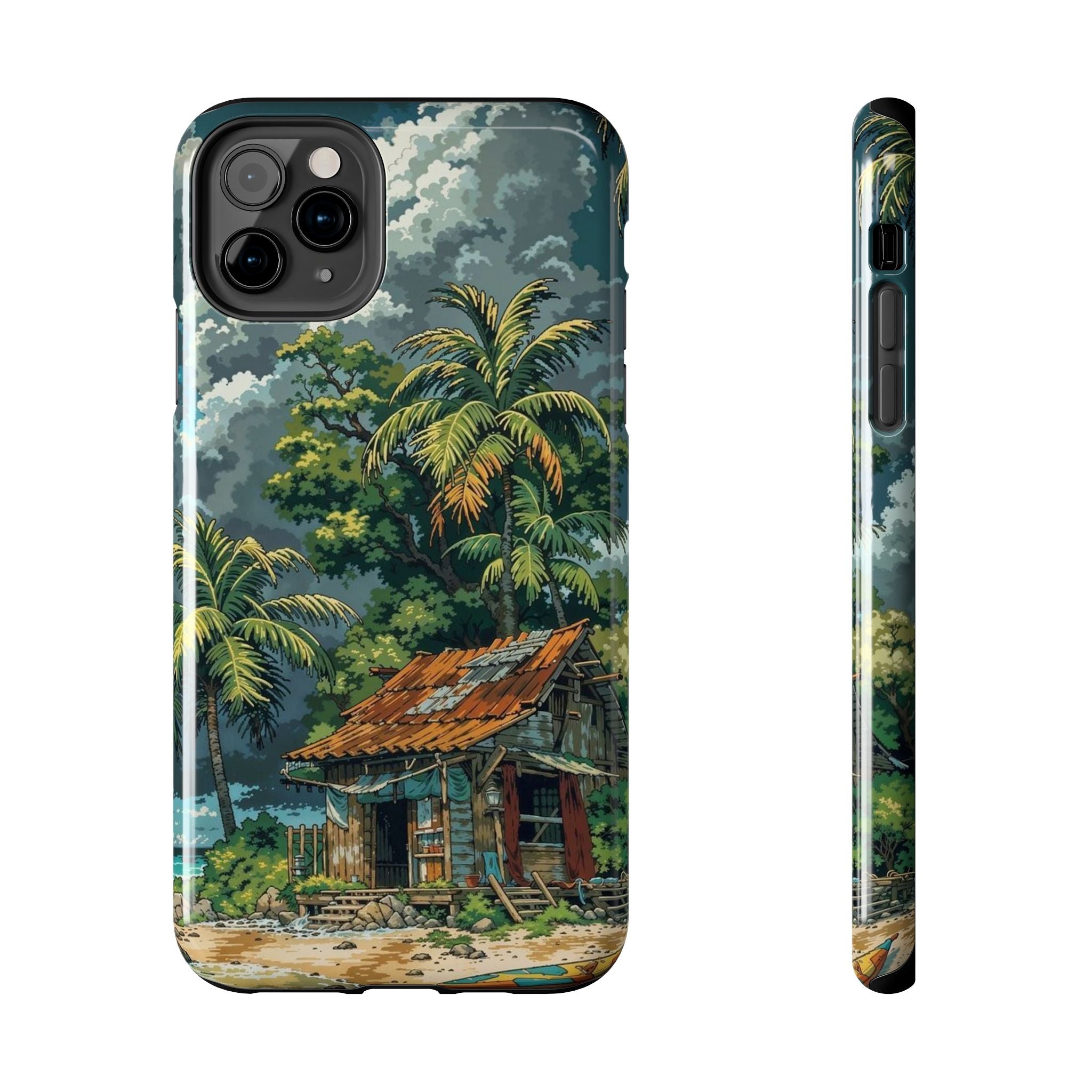 Tropical Paradise Tough iPhone and Samsung Cases - Beach Vibe, Summer Gift, Durable Protection for Adventure Lovers, Coastal Decor, Phone Accessories