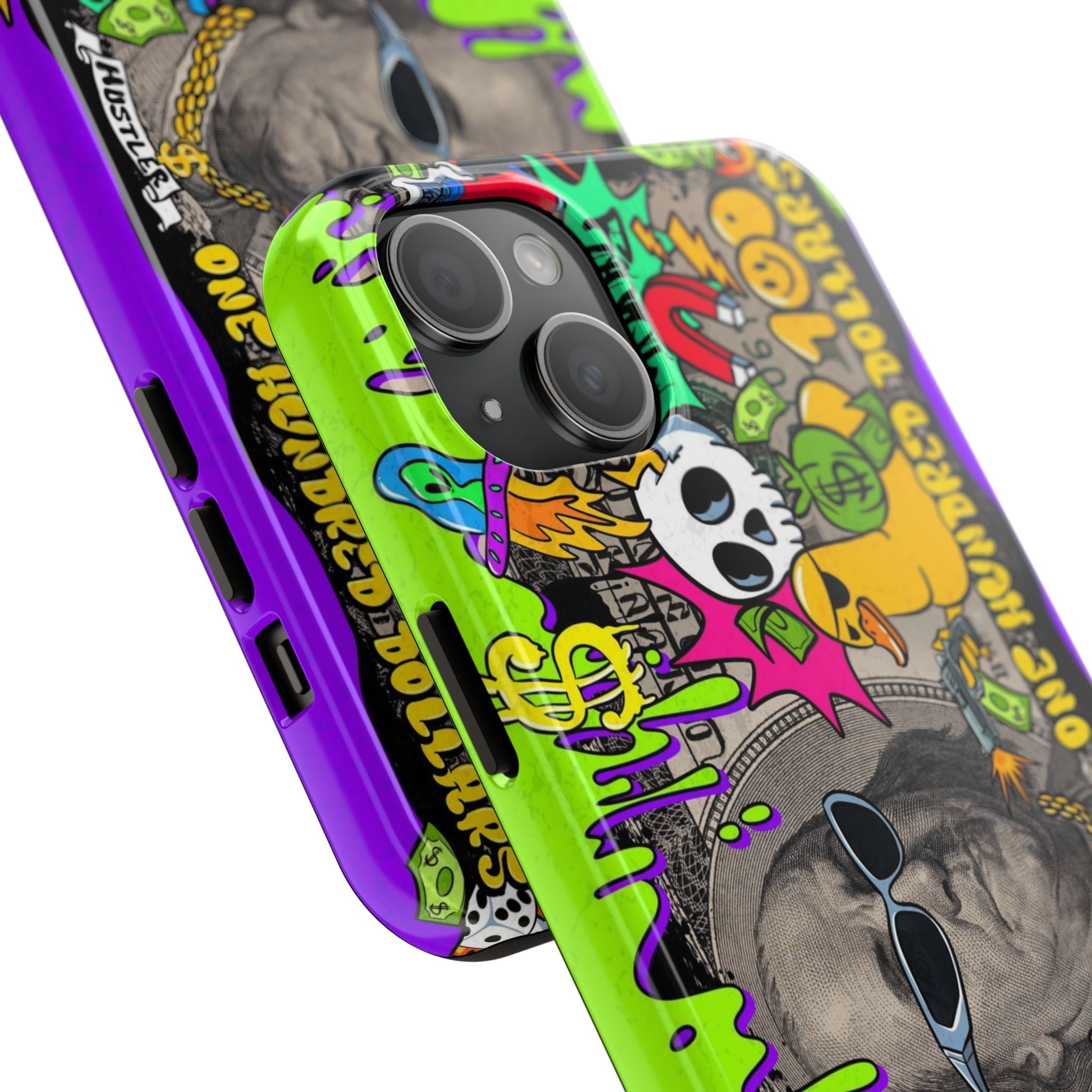Vibrant Abstract Tough iPhone and Samsung Phone Cases - Funky, Graffiti-Style Protection, Perfect for Teens, Unique Gift, Street Art Lover, Cool Accessories