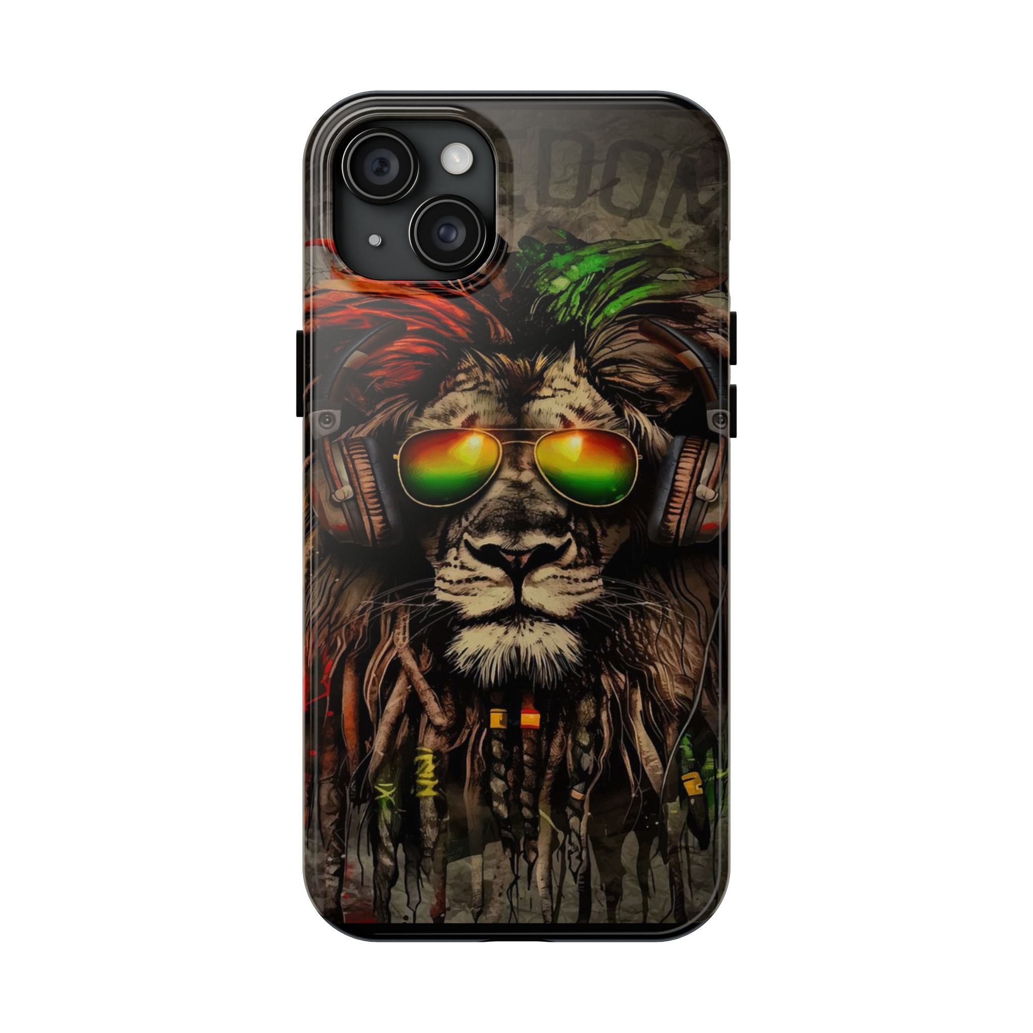 Reggae Lion Iphone Phone Case - Tough Phone Cases for Music Lovers, Gift for Rasta Fans, Vibrant Phone Cover, Unique Phone Accessories, [...]