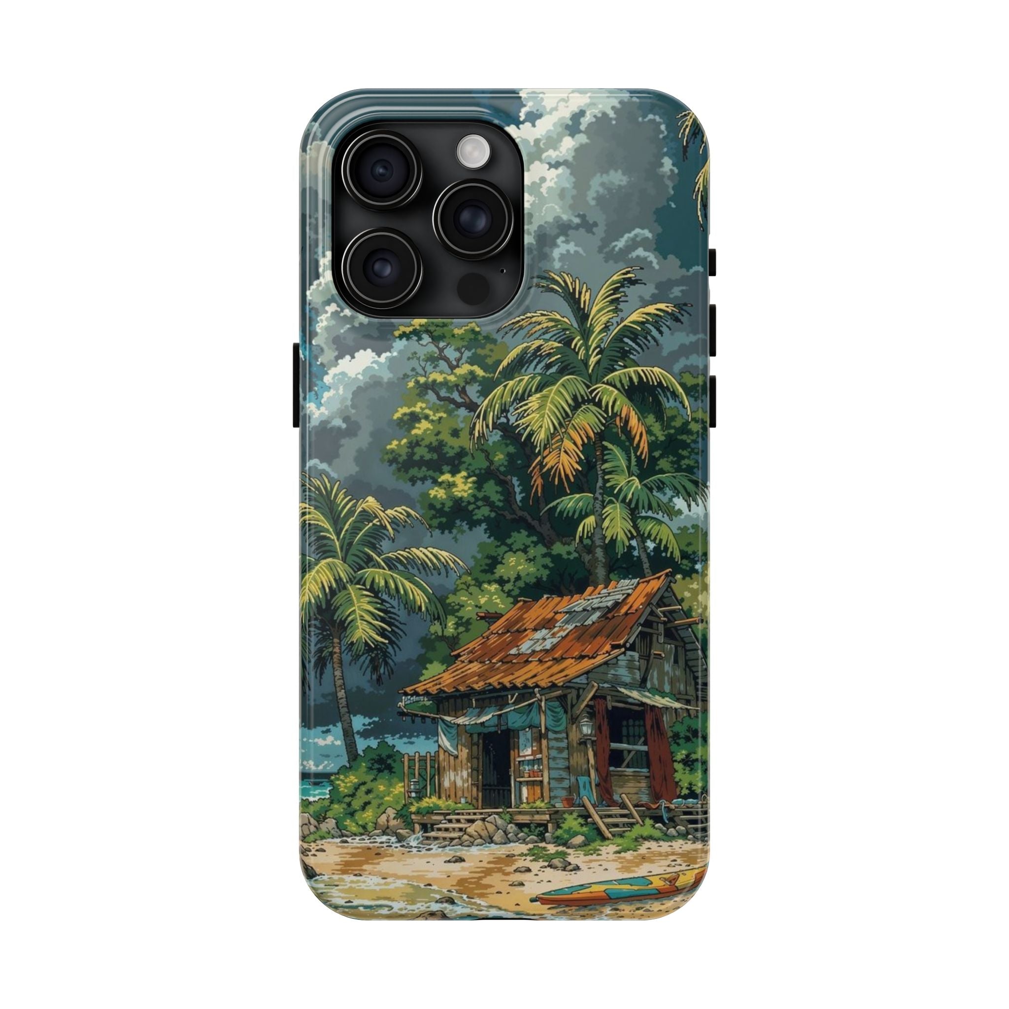 Tropical Paradise Tough iPhone and Samsung Cases - Beach Vibe, Summer Gift, Durable Protection for Adventure Lovers, Coastal Decor, Phone Accessories