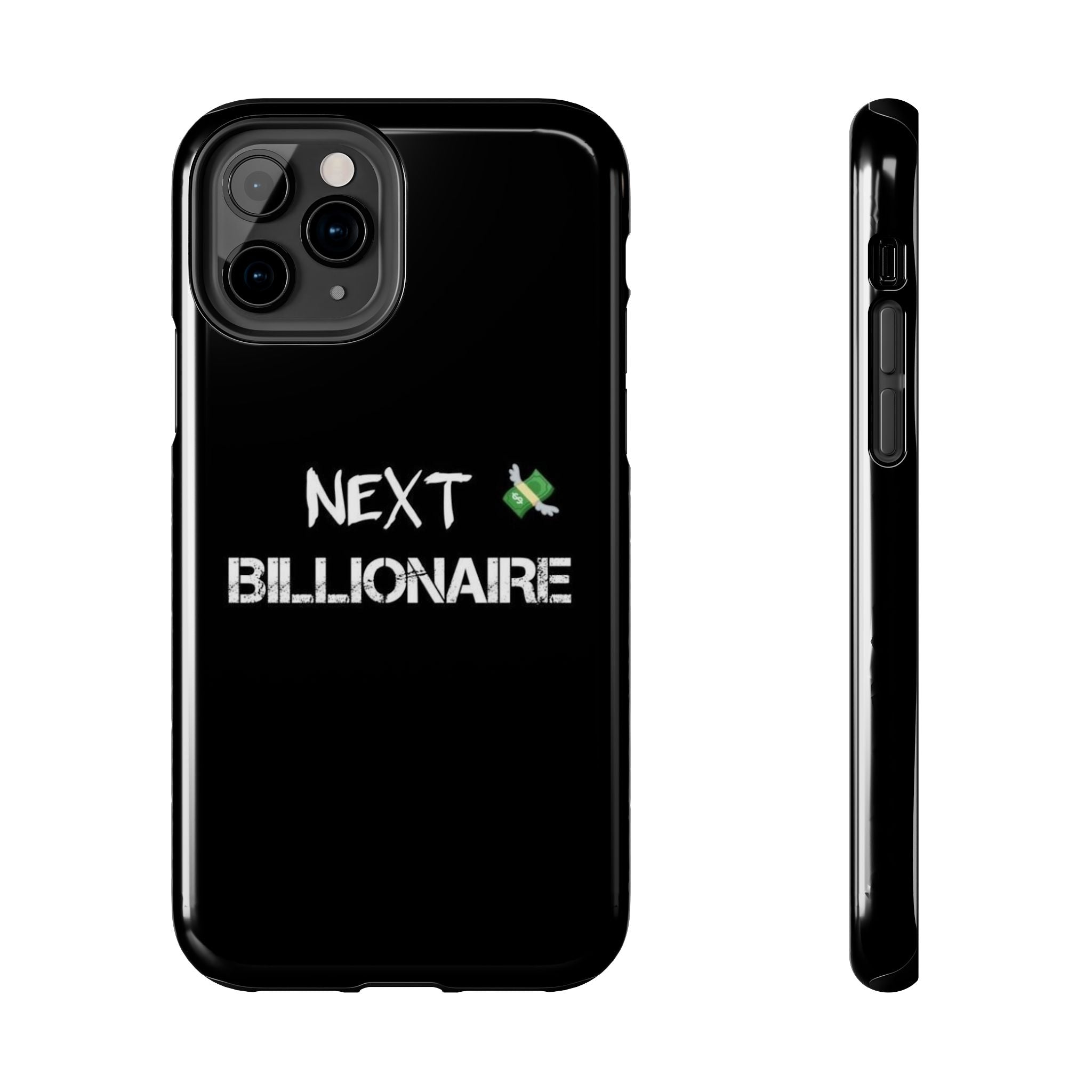 Bold Next Billionaire Phone Case, Tough Phone Cover, Entrepreneur Gift, Motivational Phone Accessory, Unique Tech Decor