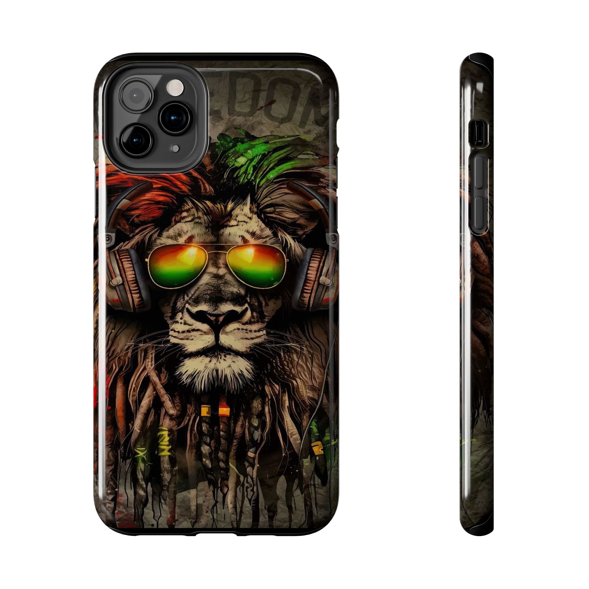 Reggae Lion Iphone Phone Case - Tough Phone Cases for Music Lovers, Gift for Rasta Fans, Vibrant Phone Cover, Unique Phone Accessories, [...]