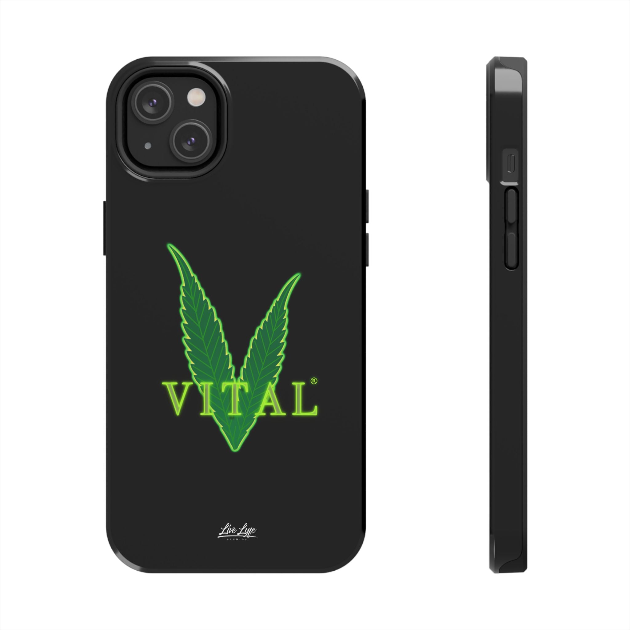 Vital Lyfe Phone Case – Sleek Black Cover