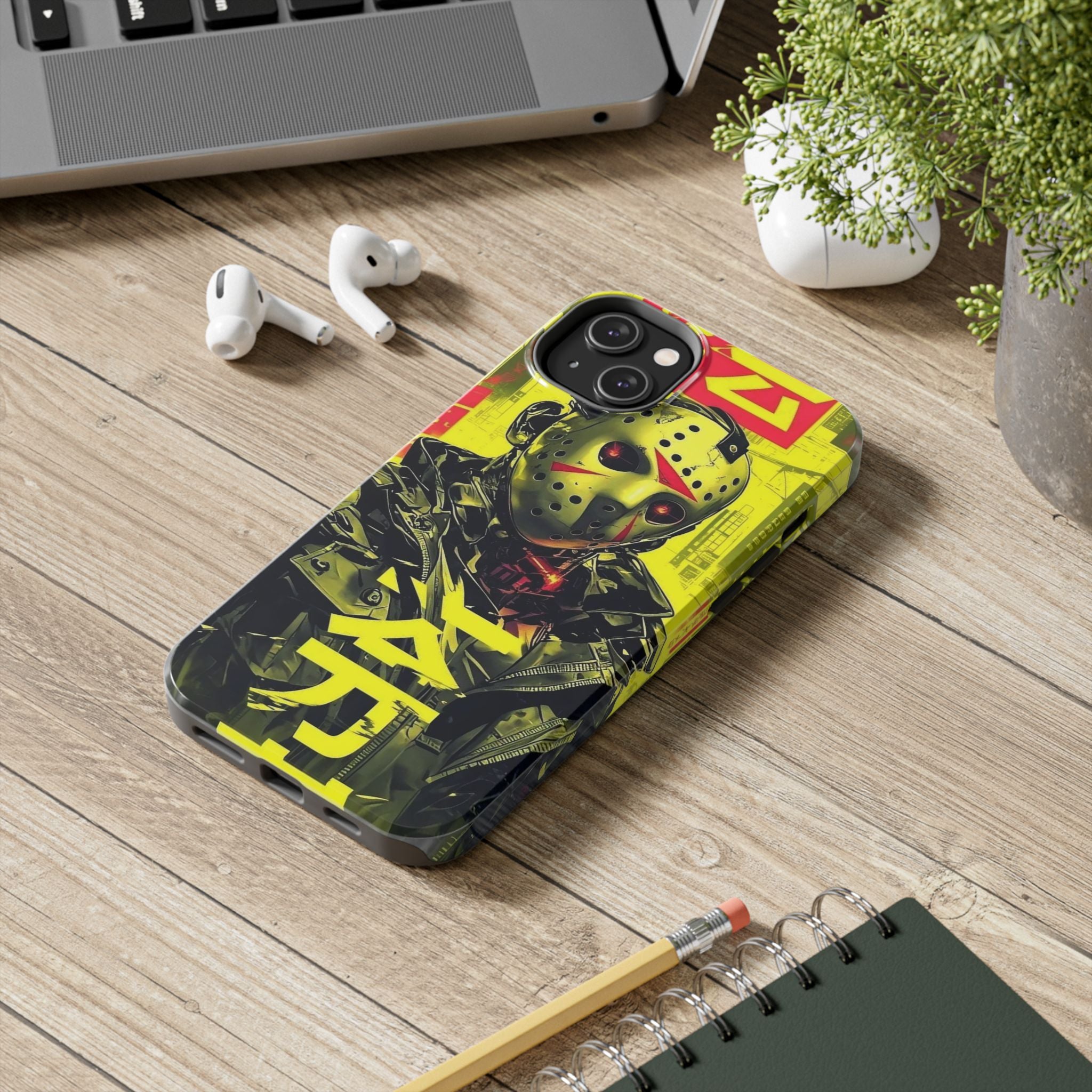 Cyberpunk Tough Phone Case - Unique Tech Accessory for Gamers, Gift for Birthdays, Holidays, Phone Protection, Stylish Design