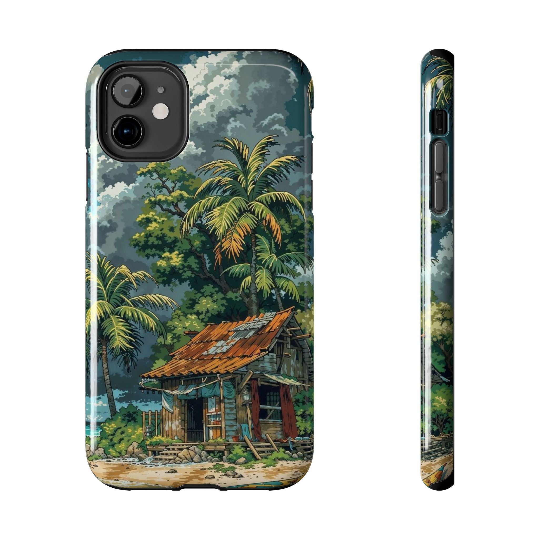 Tropical Paradise Tough iPhone and Samsung Cases - Beach Vibe, Summer Gift, Durable Protection for Adventure Lovers, Coastal Decor, Phone Accessories