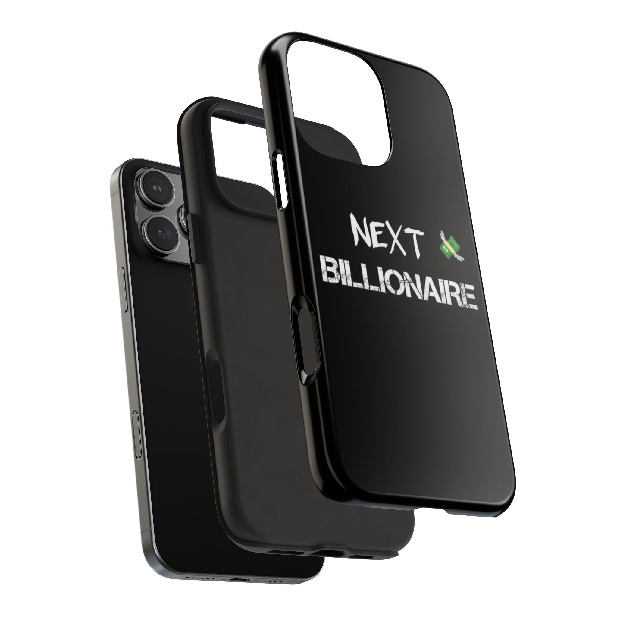 Bold Next Billionaire Phone Case, Tough Phone Cover, Entrepreneur Gift, Motivational Phone Accessory, Unique Tech Decor