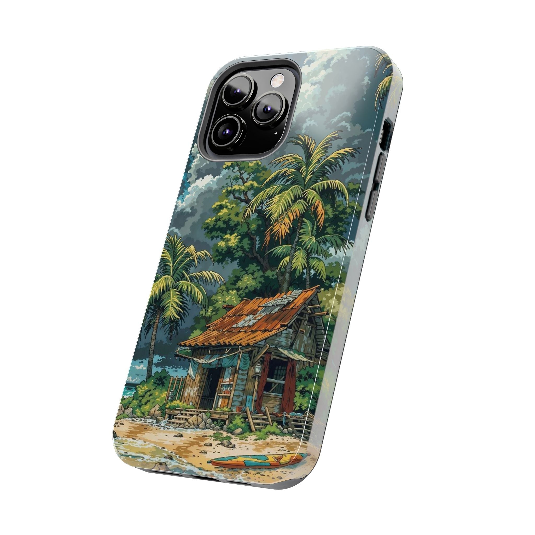 Tropical Paradise Tough iPhone and Samsung Cases - Beach Vibe, Summer Gift, Durable Protection for Adventure Lovers, Coastal Decor, Phone Accessories