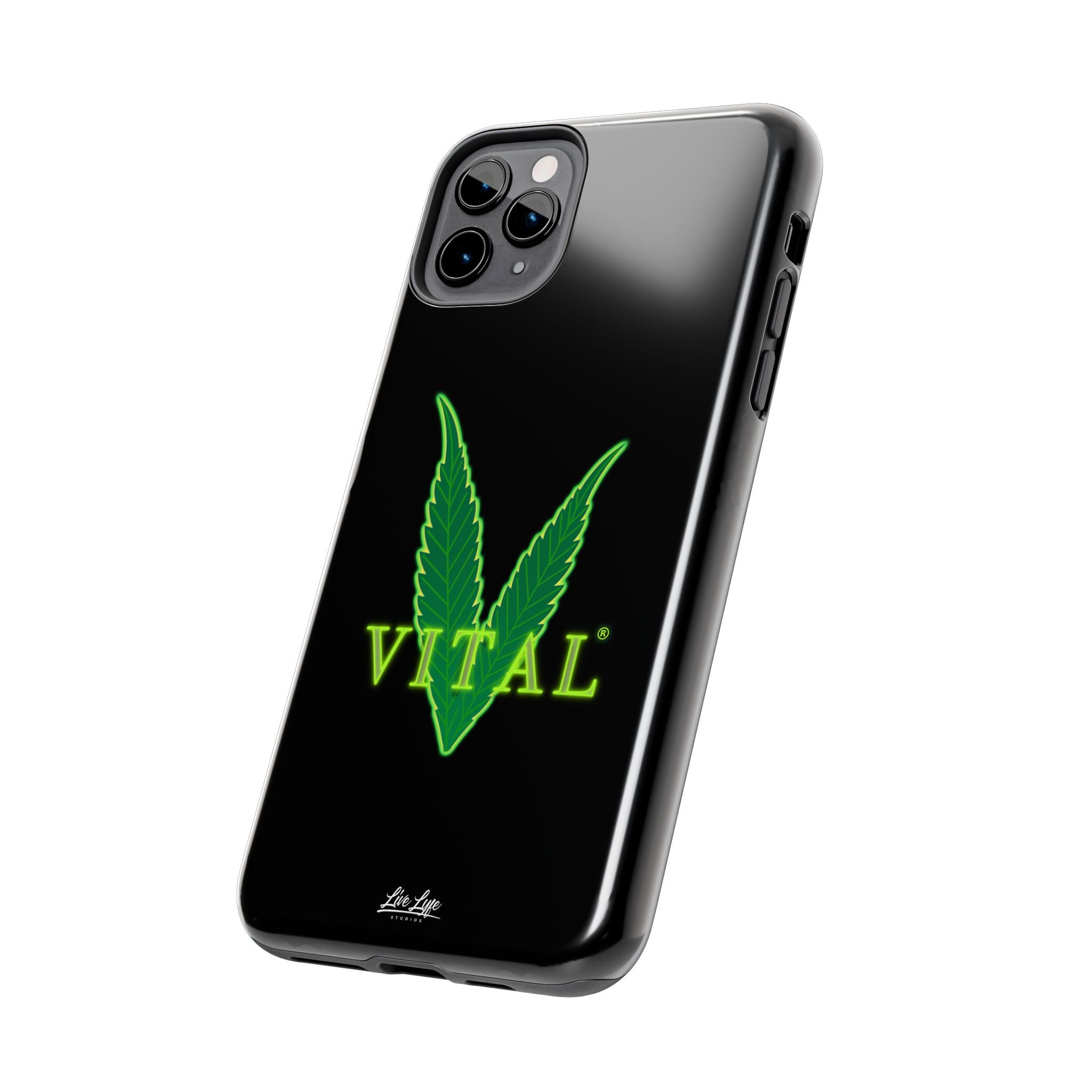 Vital Lyfe Phone Case – Sleek Black Cover