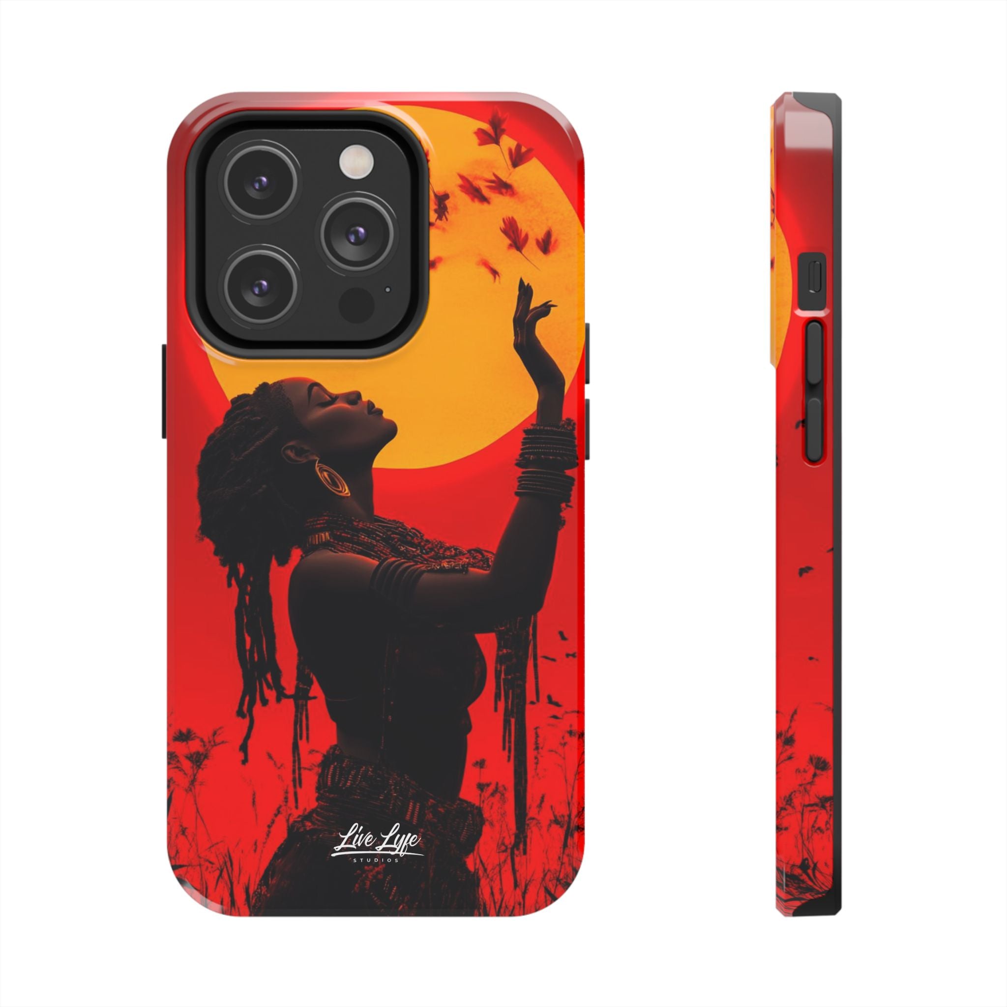 Sunset Spirit, Rasta Soul Awakening Phone Case