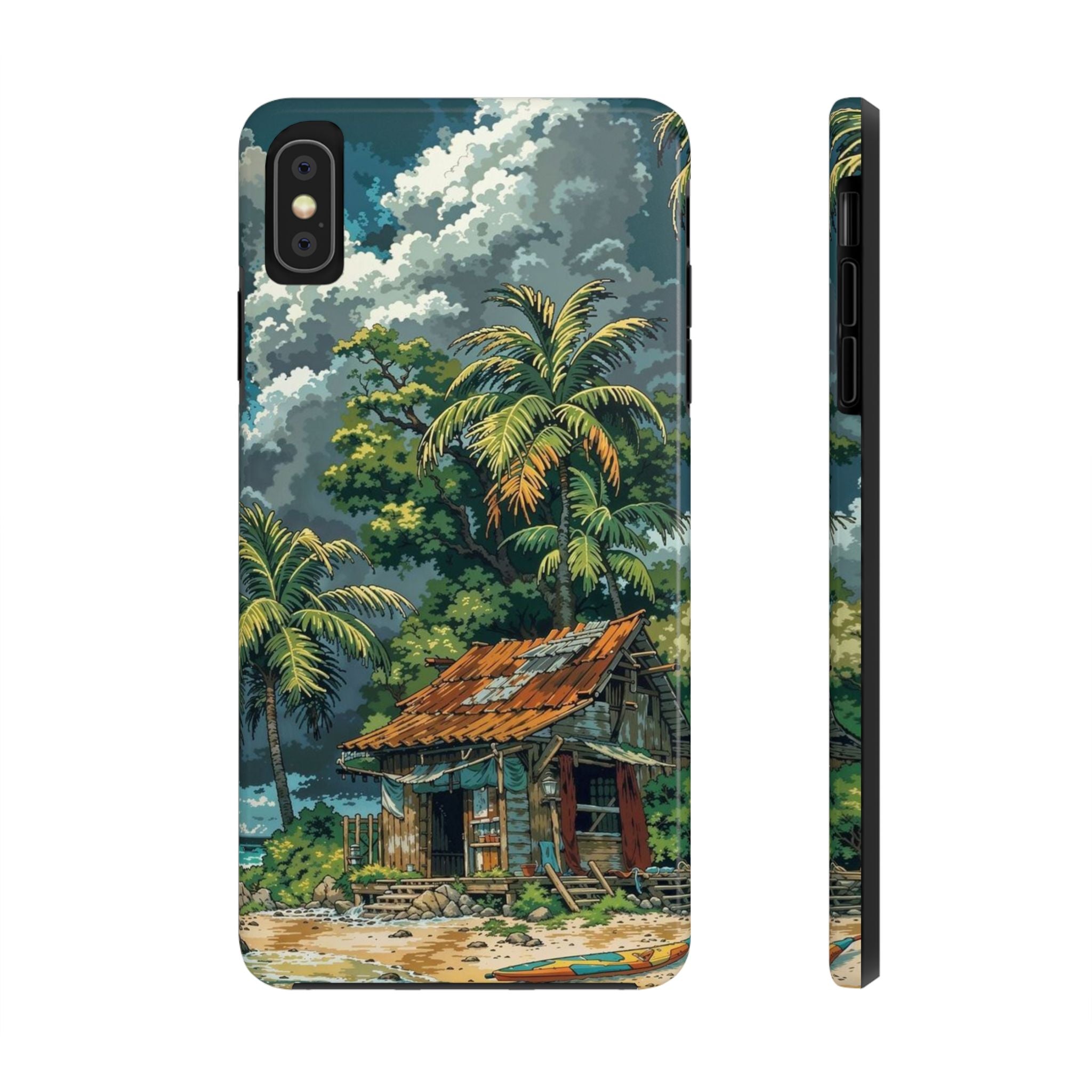 Tropical Paradise Tough iPhone and Samsung Cases - Beach Vibe, Summer Gift, Durable Protection for Adventure Lovers, Coastal Decor, Phone Accessories