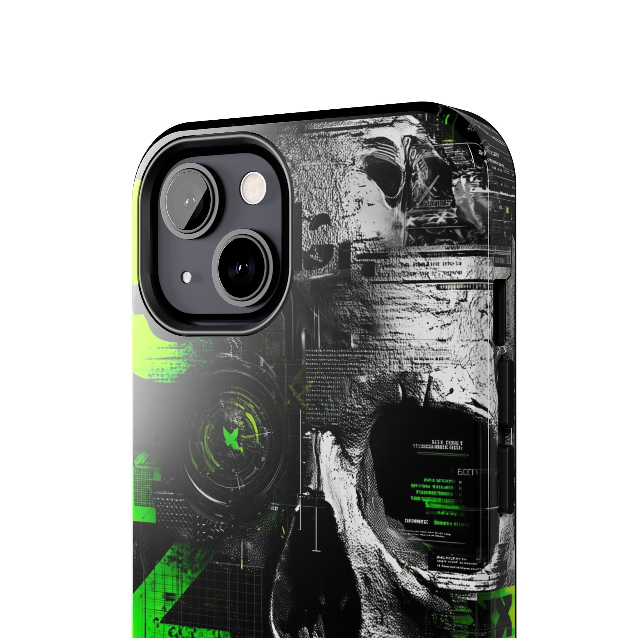 Edgy Skull iPhone Case Tough Protection for Your Device, Unique Design for Gamers, Halloween Gift, Tech Accessories, Bold Aesthetic