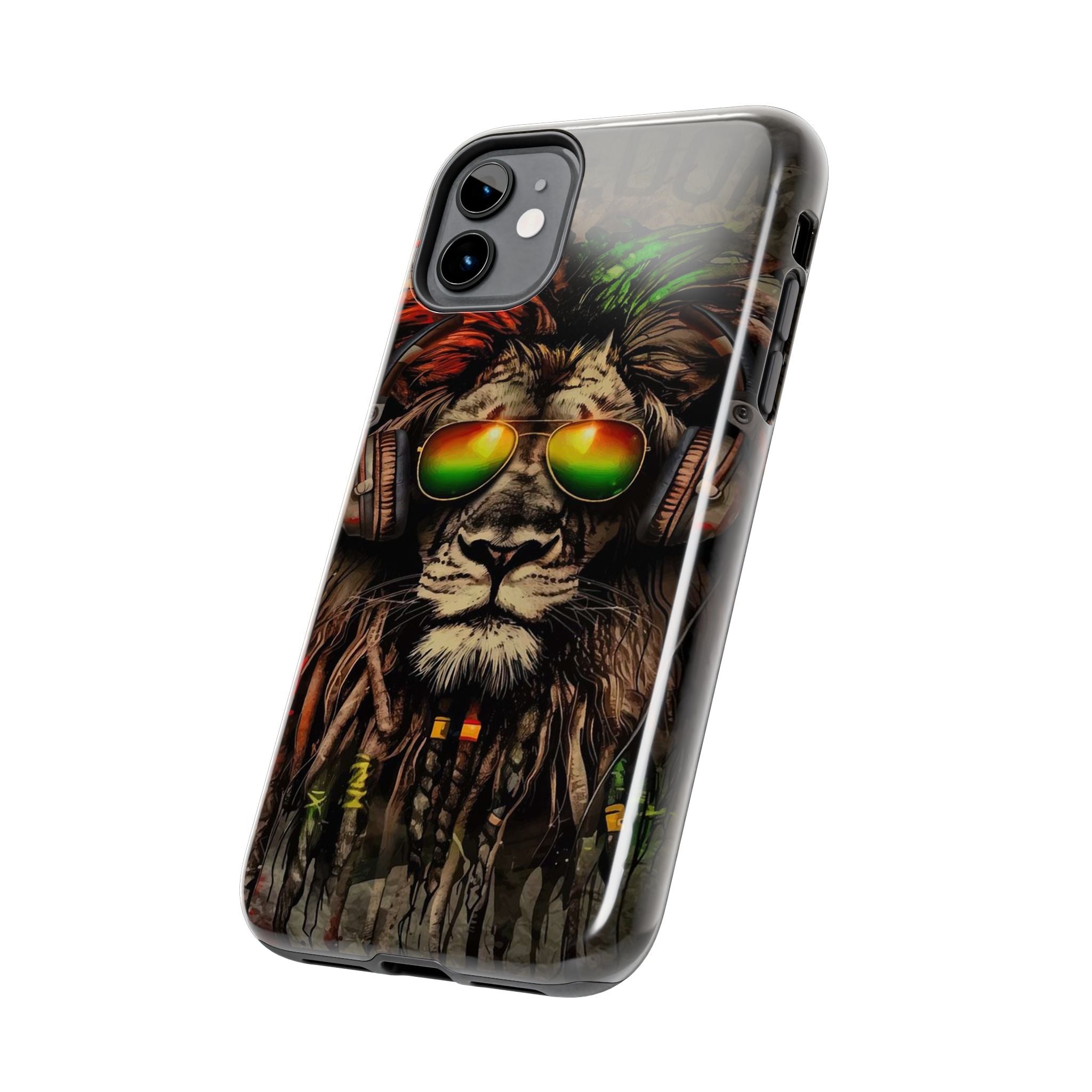 Reggae Lion Iphone Phone Case - Tough Phone Cases for Music Lovers, Gift for Rasta Fans, Vibrant Phone Cover, Unique Phone Accessories, [...]