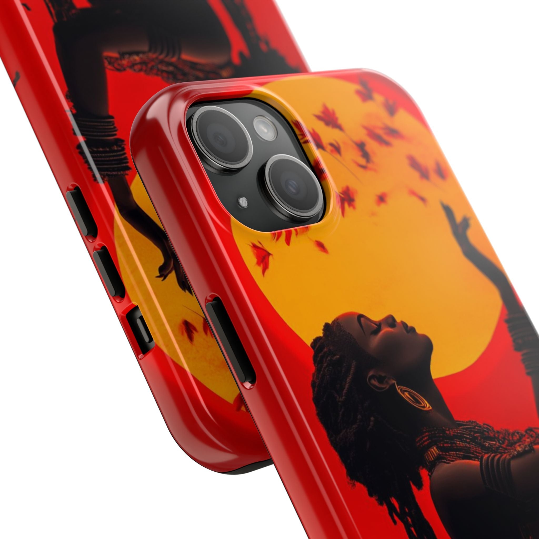Sunset Spirit, Rasta Soul Awakening Phone Case
