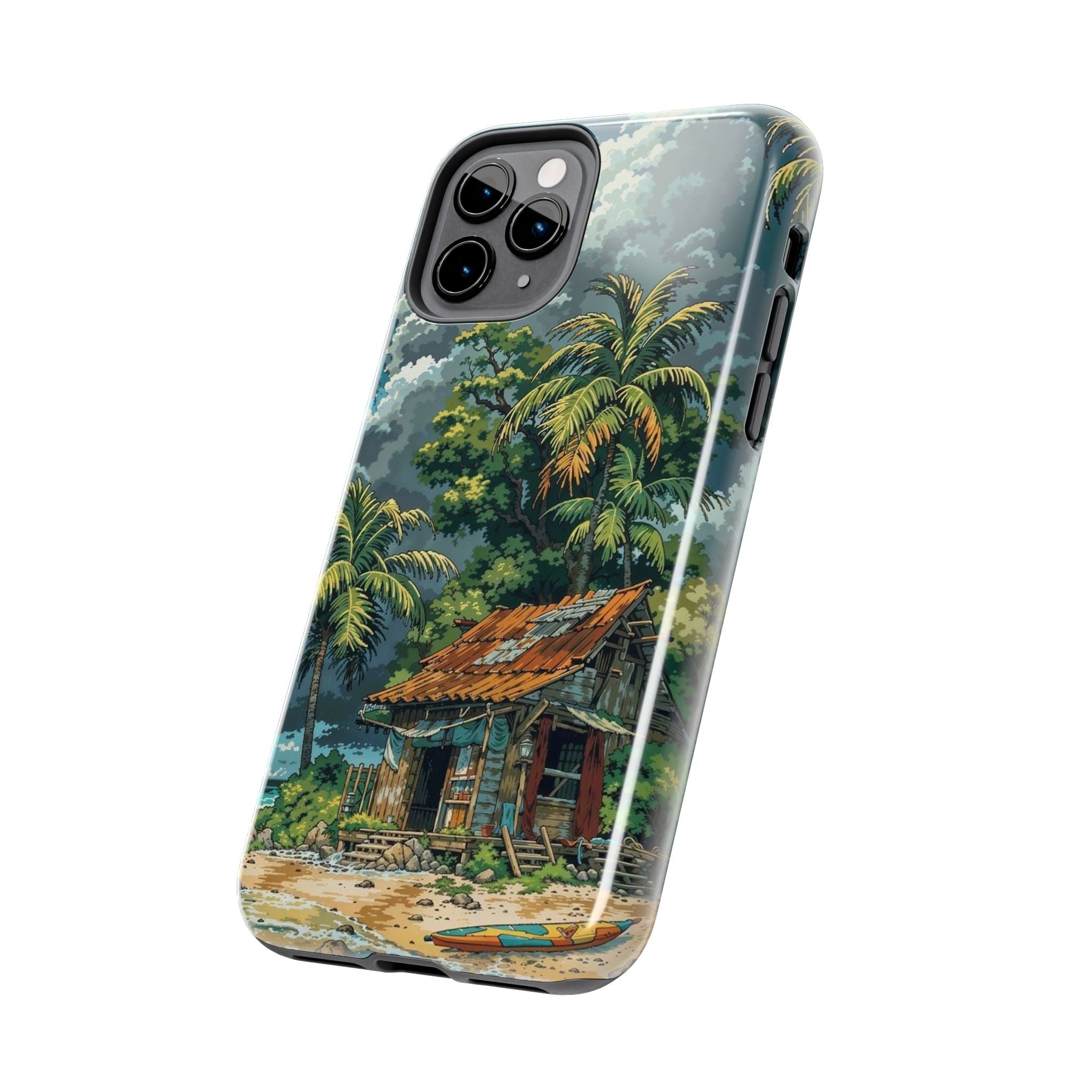 Tropical Paradise Tough iPhone and Samsung Cases - Beach Vibe, Summer Gift, Durable Protection for Adventure Lovers, Coastal Decor, Phone Accessories