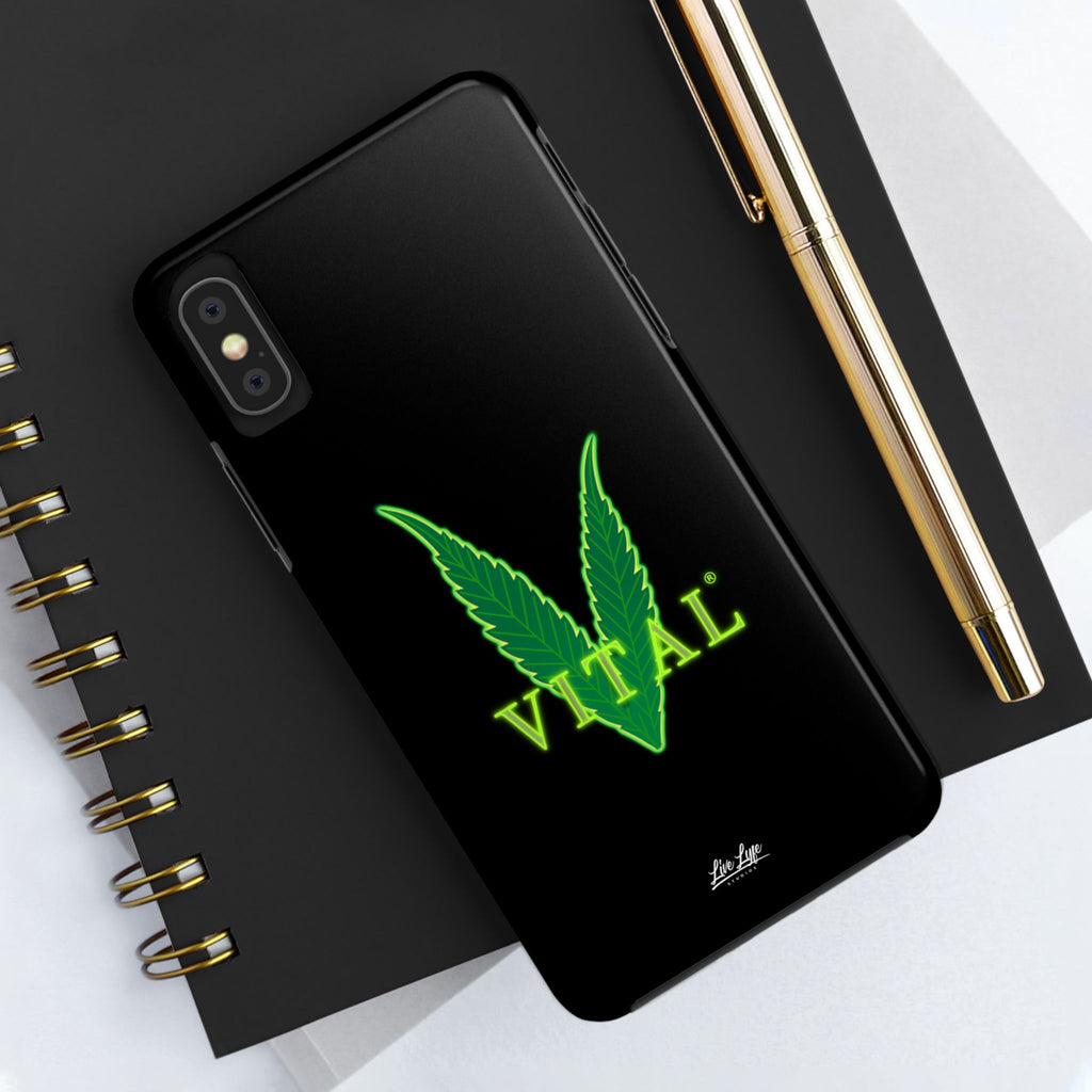 Vital Lyfe Phone Case – Sleek Black Cover