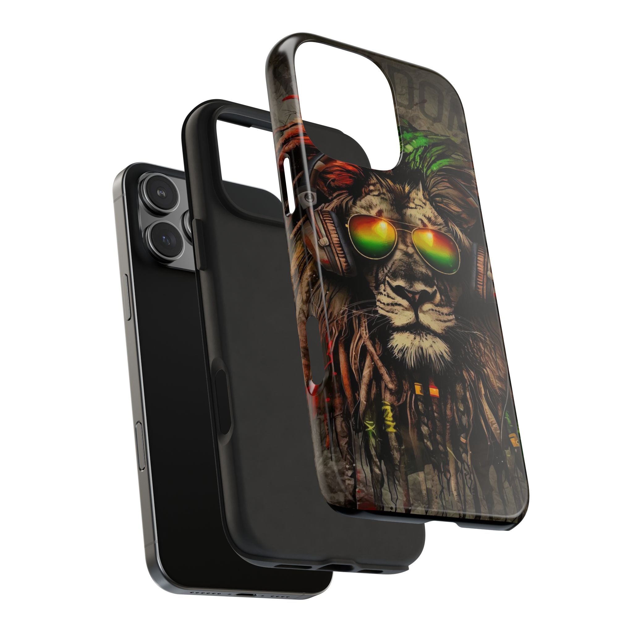 Reggae Lion Iphone Phone Case - Tough Phone Cases for Music Lovers, Gift for Rasta Fans, Vibrant Phone Cover, Unique Phone Accessories, [...]