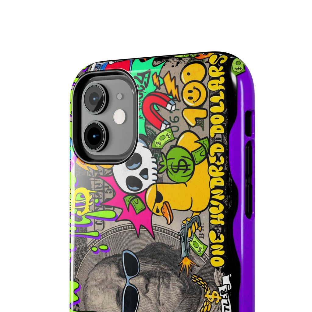 Vibrant Abstract Tough iPhone and Samsung Phone Cases - Funky, Graffiti-Style Protection, Perfect for Teens, Unique Gift, Street Art Lover, Cool Accessories
