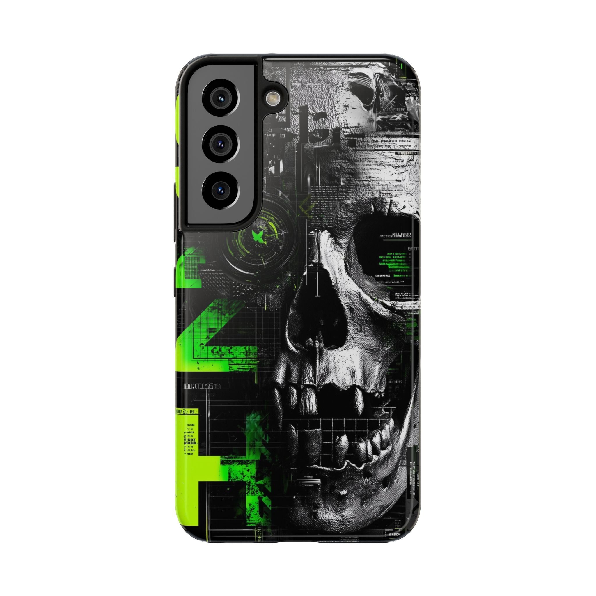 Edgy Skull iPhone Case Tough Protection for Your Device, Unique Design for Gamers, Halloween Gift, Tech Accessories, Bold Aesthetic
