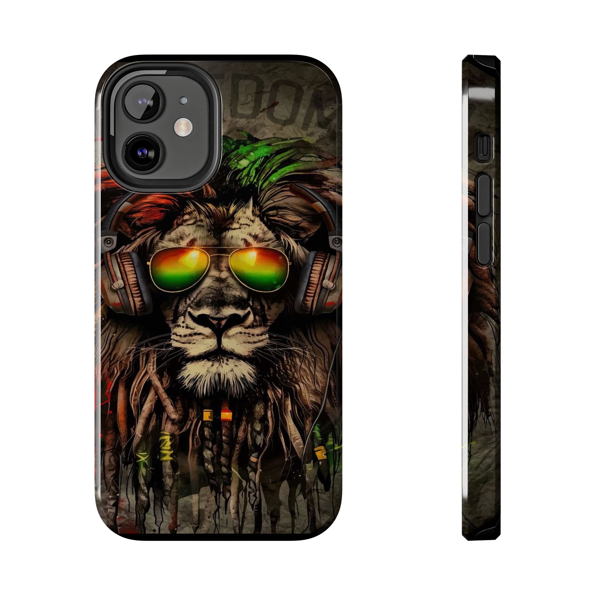 Reggae Lion Iphone Phone Case - Tough Phone Cases for Music Lovers, Gift for Rasta Fans, Vibrant Phone Cover, Unique Phone Accessories, [...]