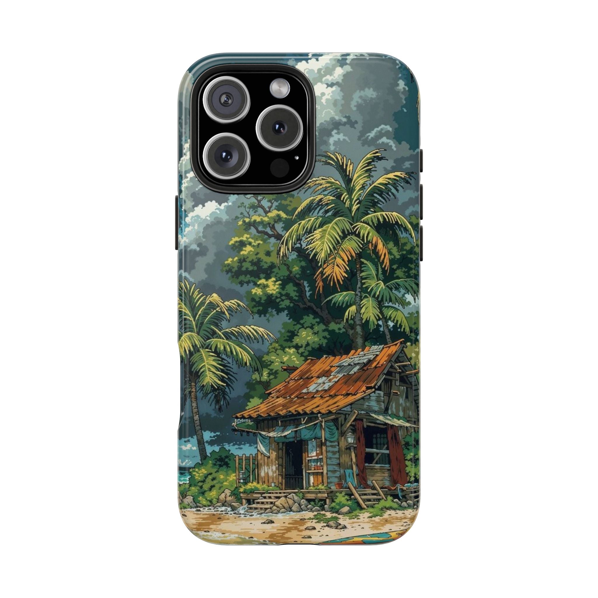 Tropical Paradise Tough iPhone and Samsung Cases - Beach Vibe, Summer Gift, Durable Protection for Adventure Lovers, Coastal Decor, Phone Accessories