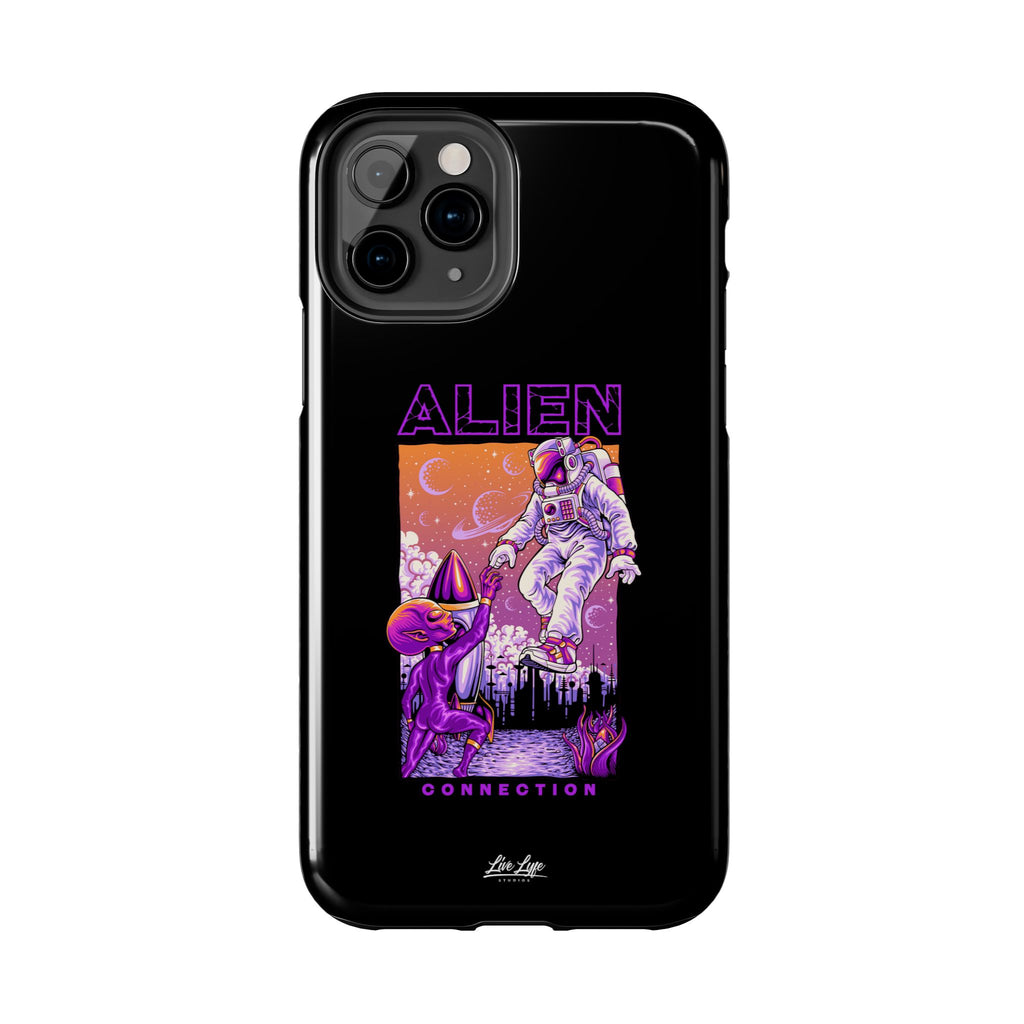 Alien Connection Phone Case – Sleek Black Cover