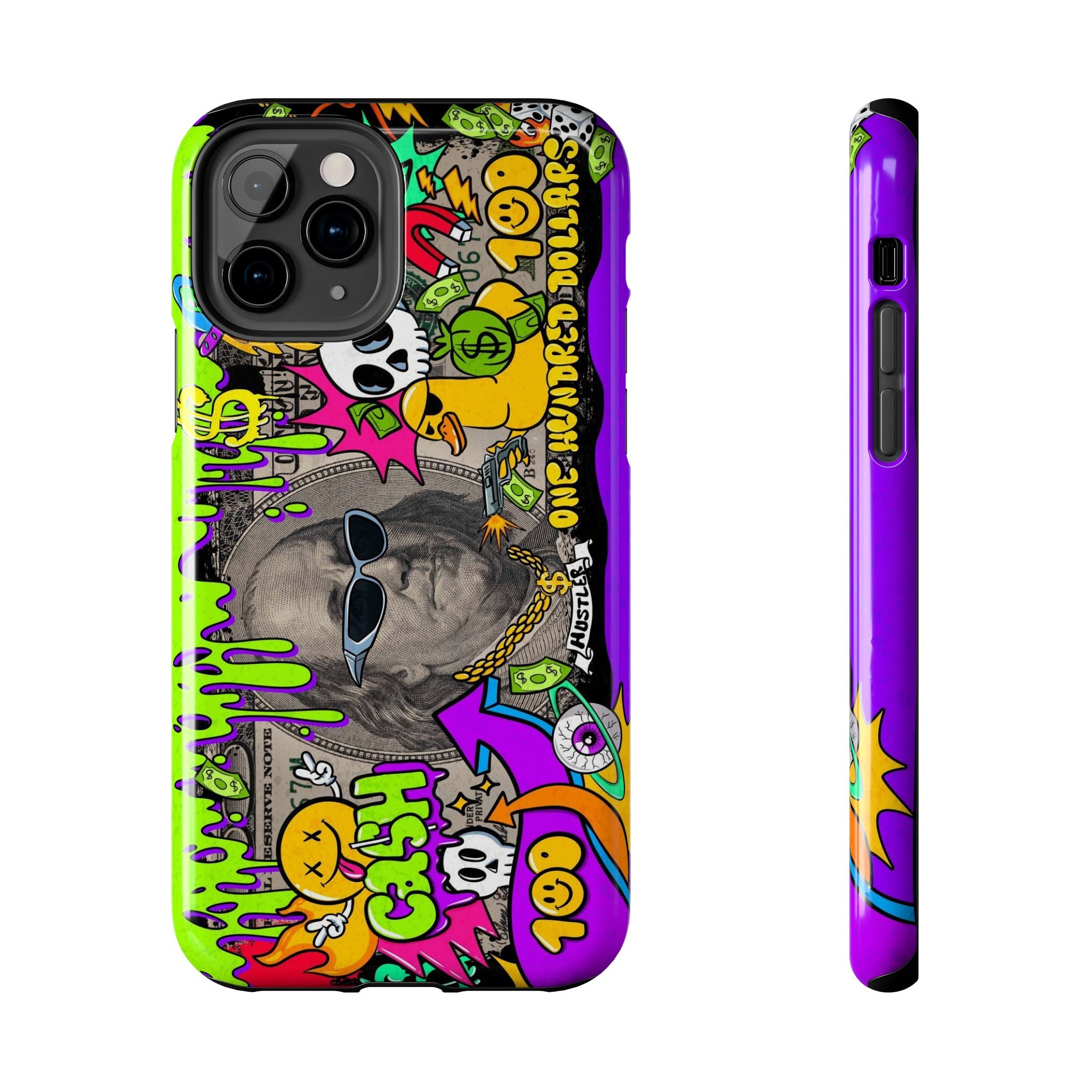 Vibrant Abstract Tough iPhone and Samsung Phone Cases - Funky, Graffiti-Style Protection, Perfect for Teens, Unique Gift, Street Art Lover, Cool Accessories