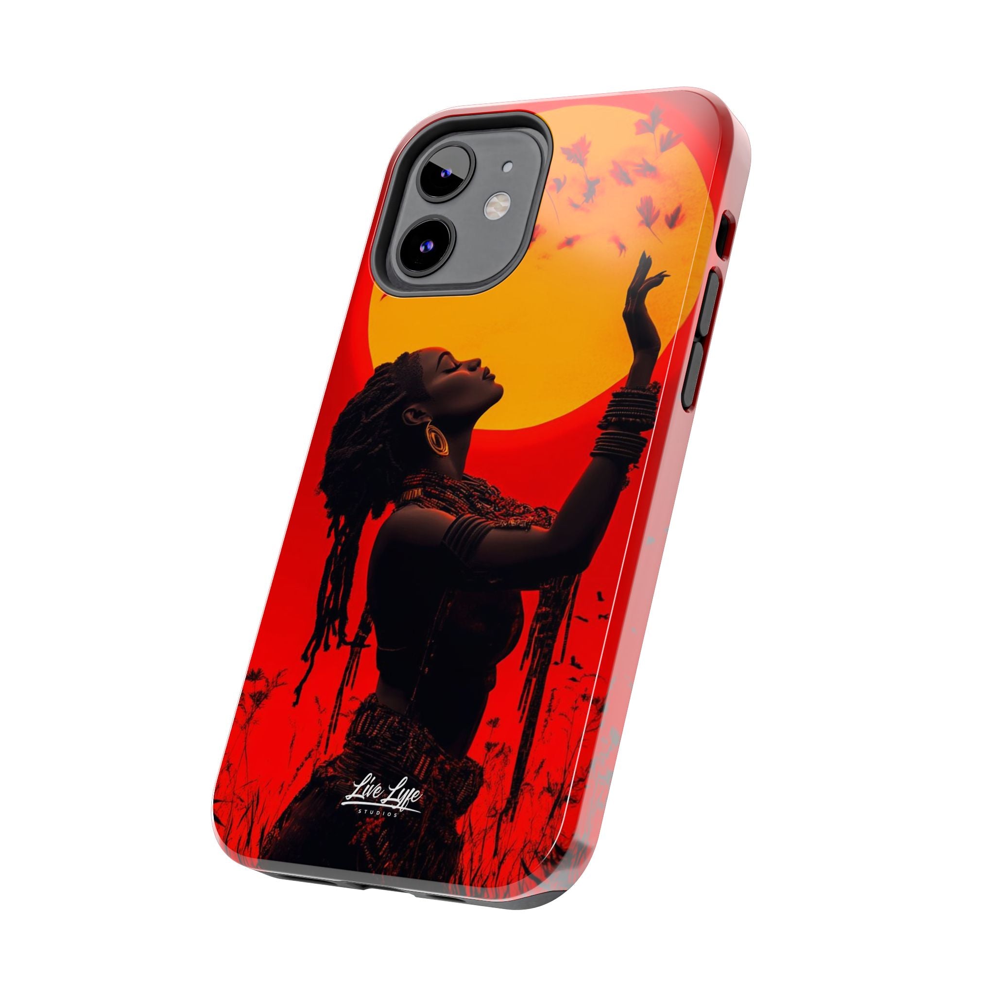 Sunset Spirit, Rasta Soul Awakening Phone Case