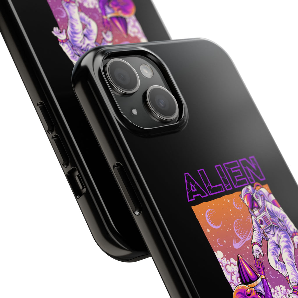 Alien Connection Phone Case – Sleek Black Cover