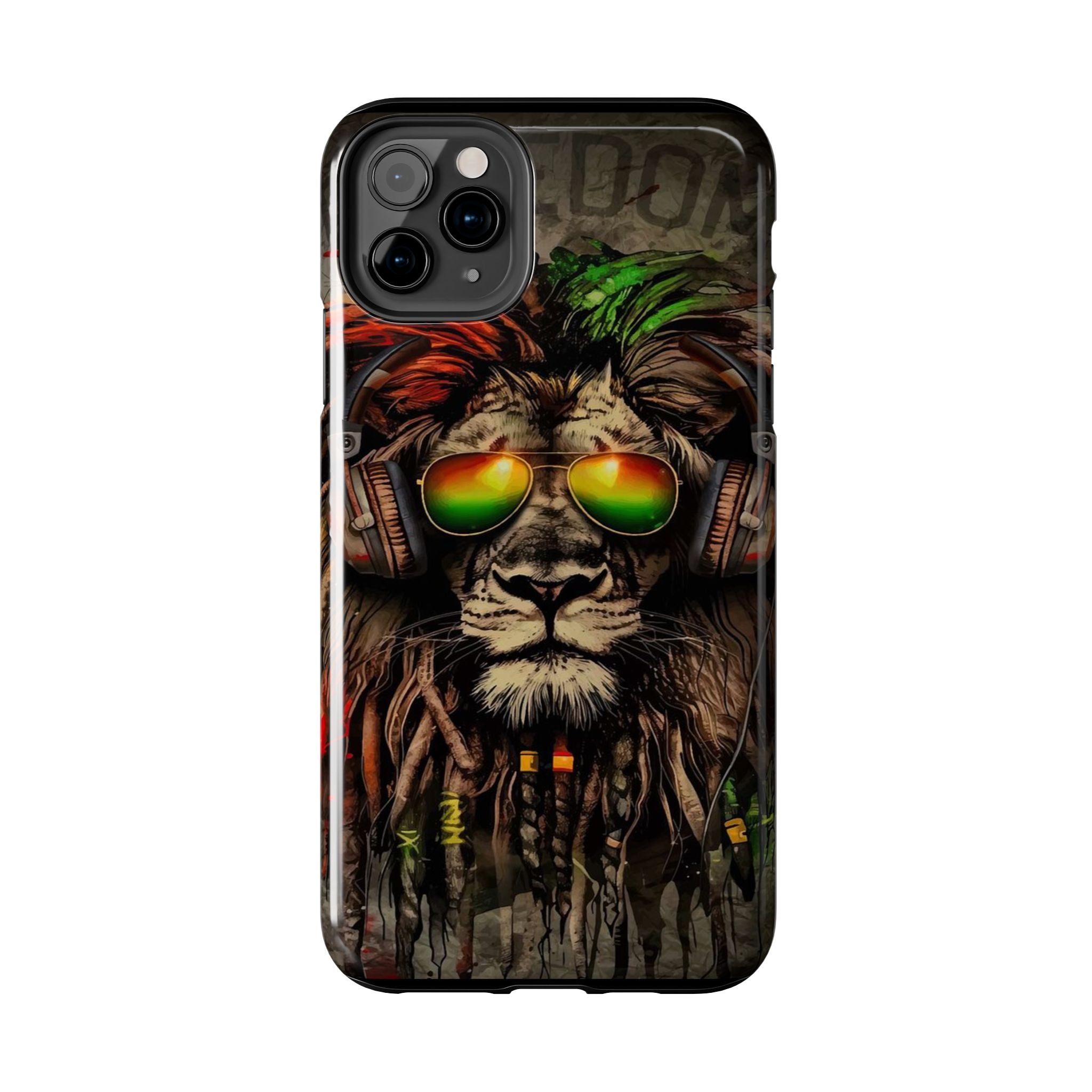 Reggae Lion Iphone Phone Case - Tough Phone Cases for Music Lovers, Gift for Rasta Fans, Vibrant Phone Cover, Unique Phone Accessories, [...]