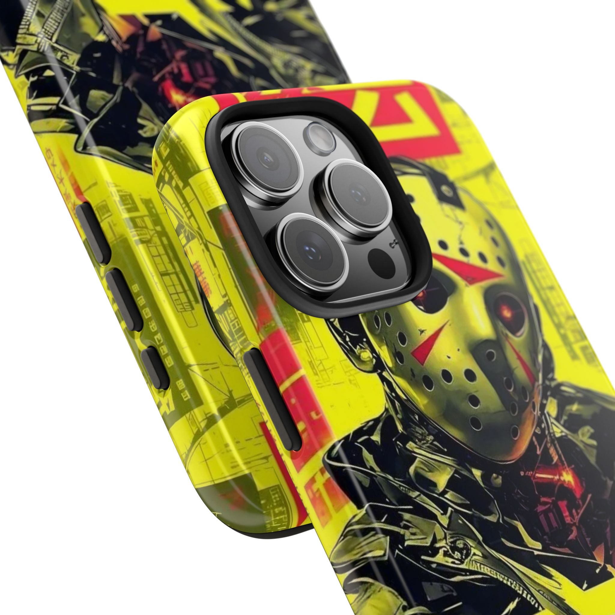 Cyberpunk Tough Phone Case - Unique Tech Accessory for Gamers, Gift for Birthdays, Holidays, Phone Protection, Stylish Design