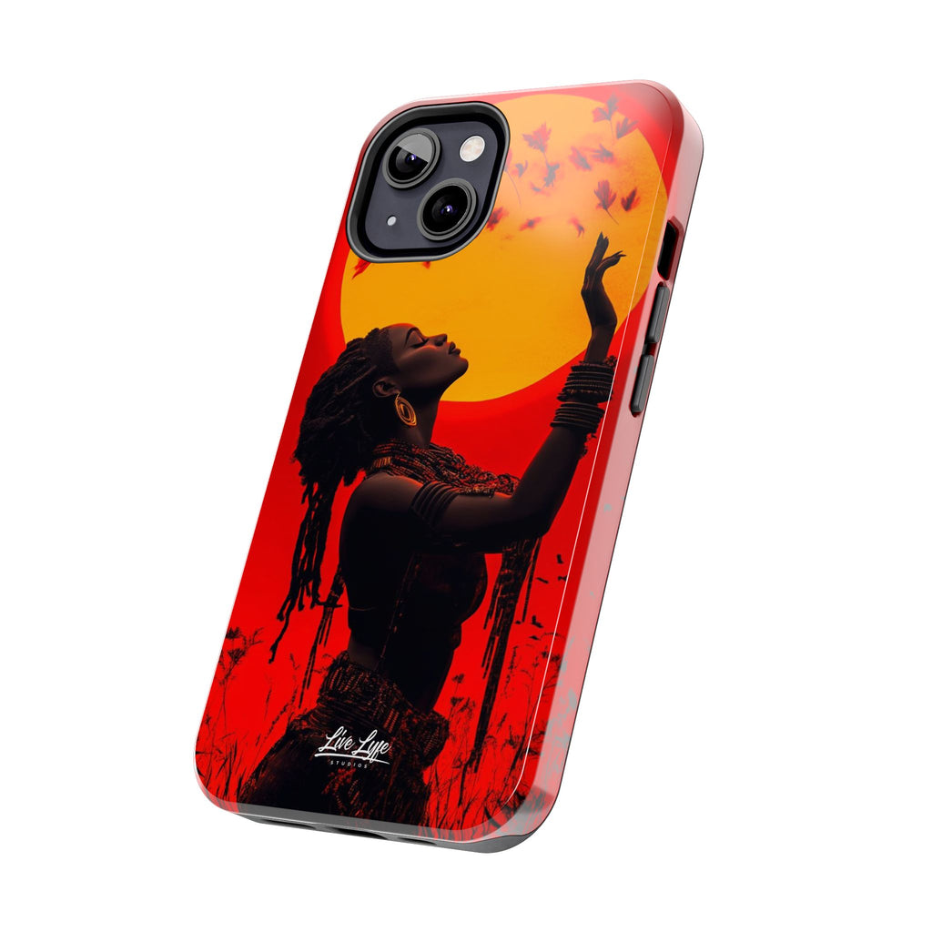 Sunset Spirit, Rasta Soul Awakening Phone Case