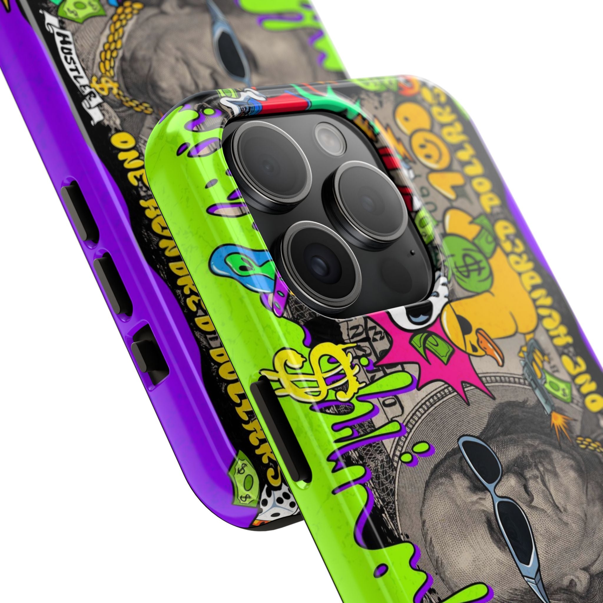 Vibrant Abstract Tough iPhone and Samsung Phone Cases - Funky, Graffiti-Style Protection, Perfect for Teens, Unique Gift, Street Art Lover, Cool Accessories