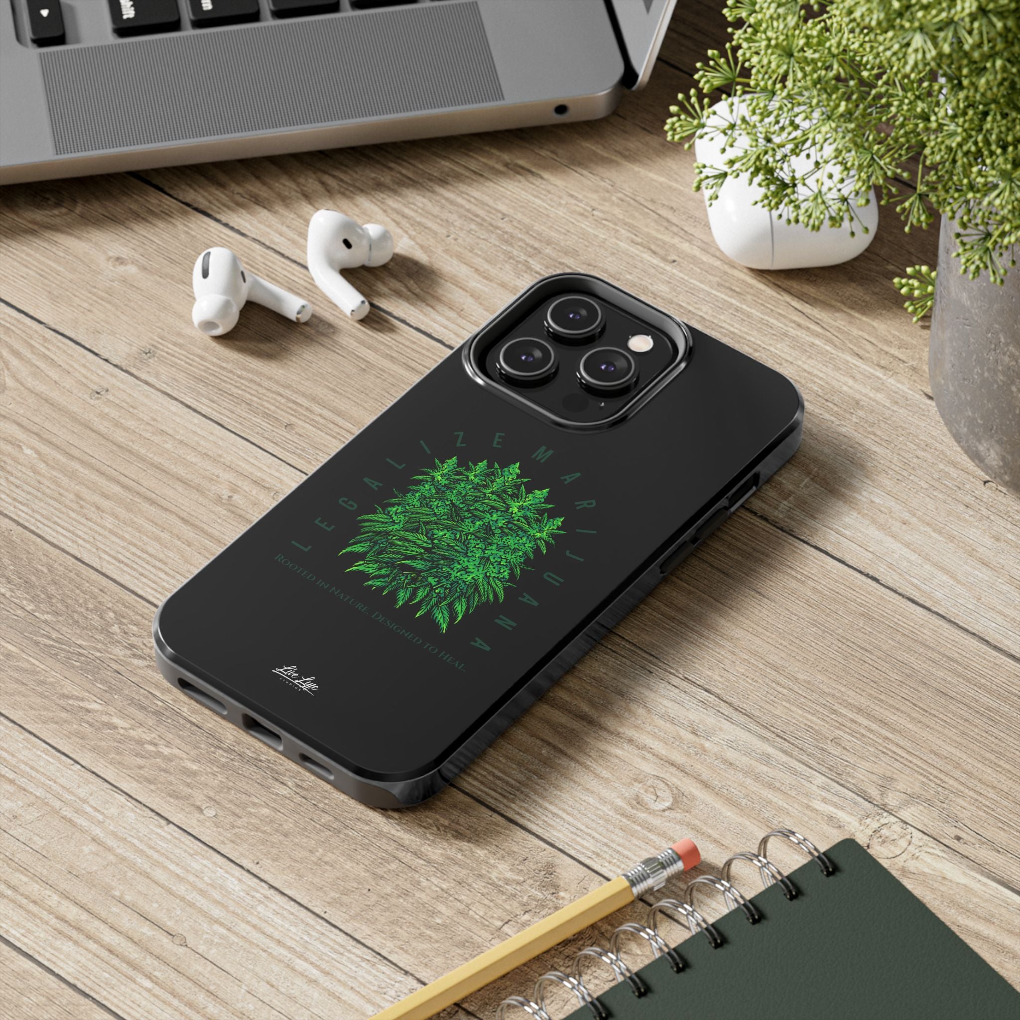 Legalize The Plant Phone Case – Sleek Black Cover