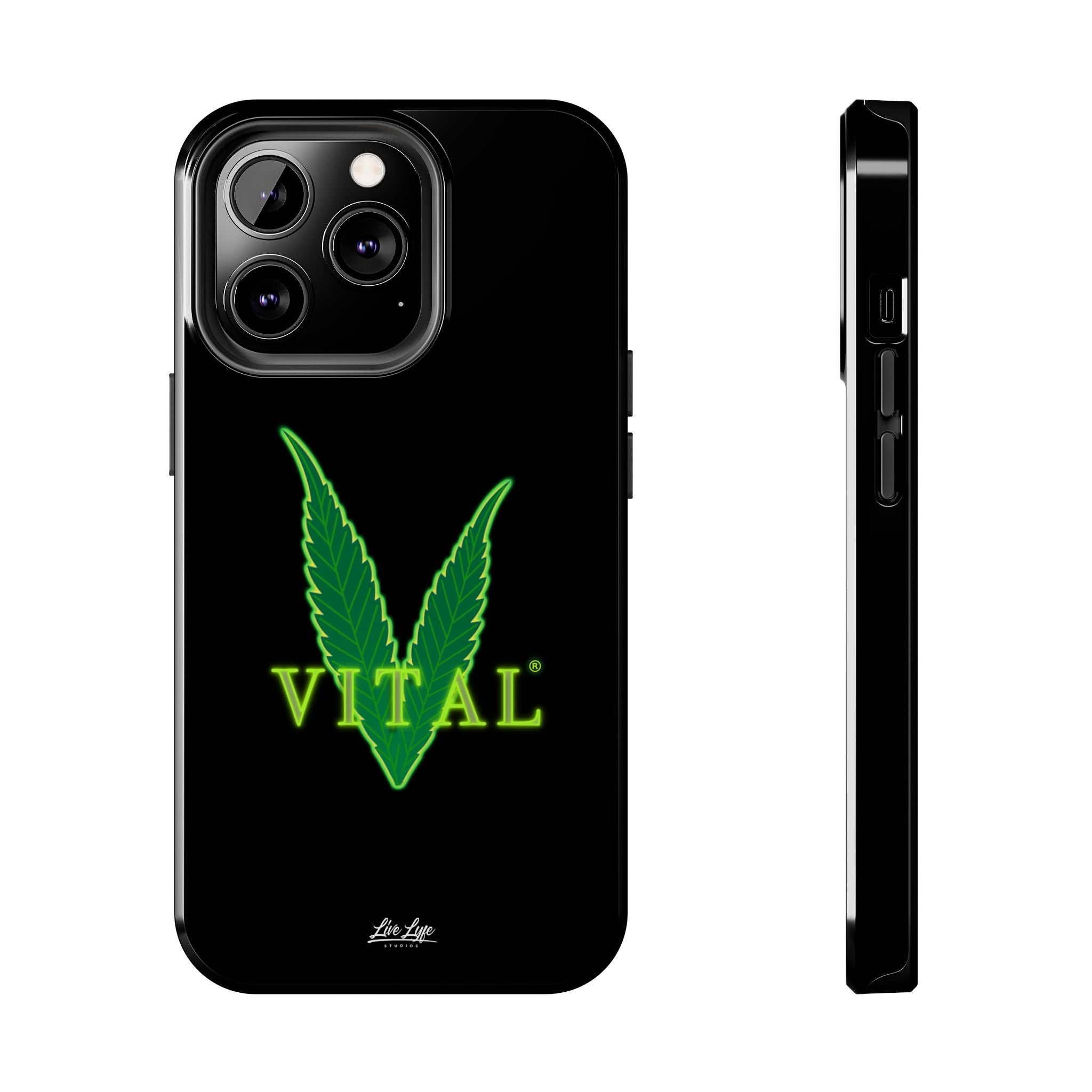 Vital Lyfe Phone Case – Sleek Black Cover