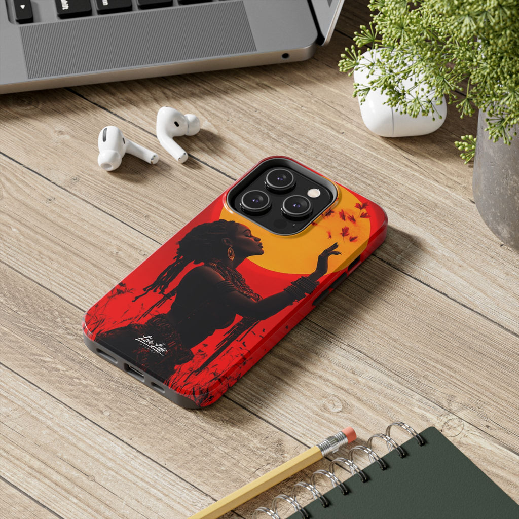 Sunset Spirit, Rasta Soul Awakening Phone Case