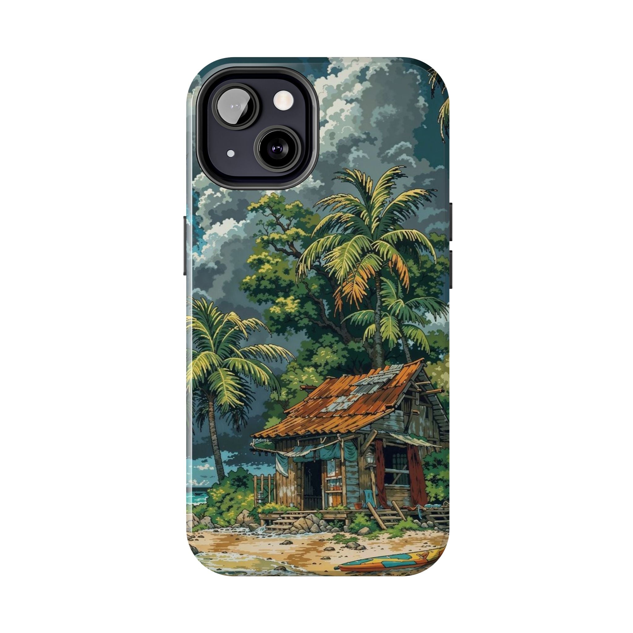 Tropical Paradise Tough iPhone and Samsung Cases - Beach Vibe, Summer Gift, Durable Protection for Adventure Lovers, Coastal Decor, Phone Accessories