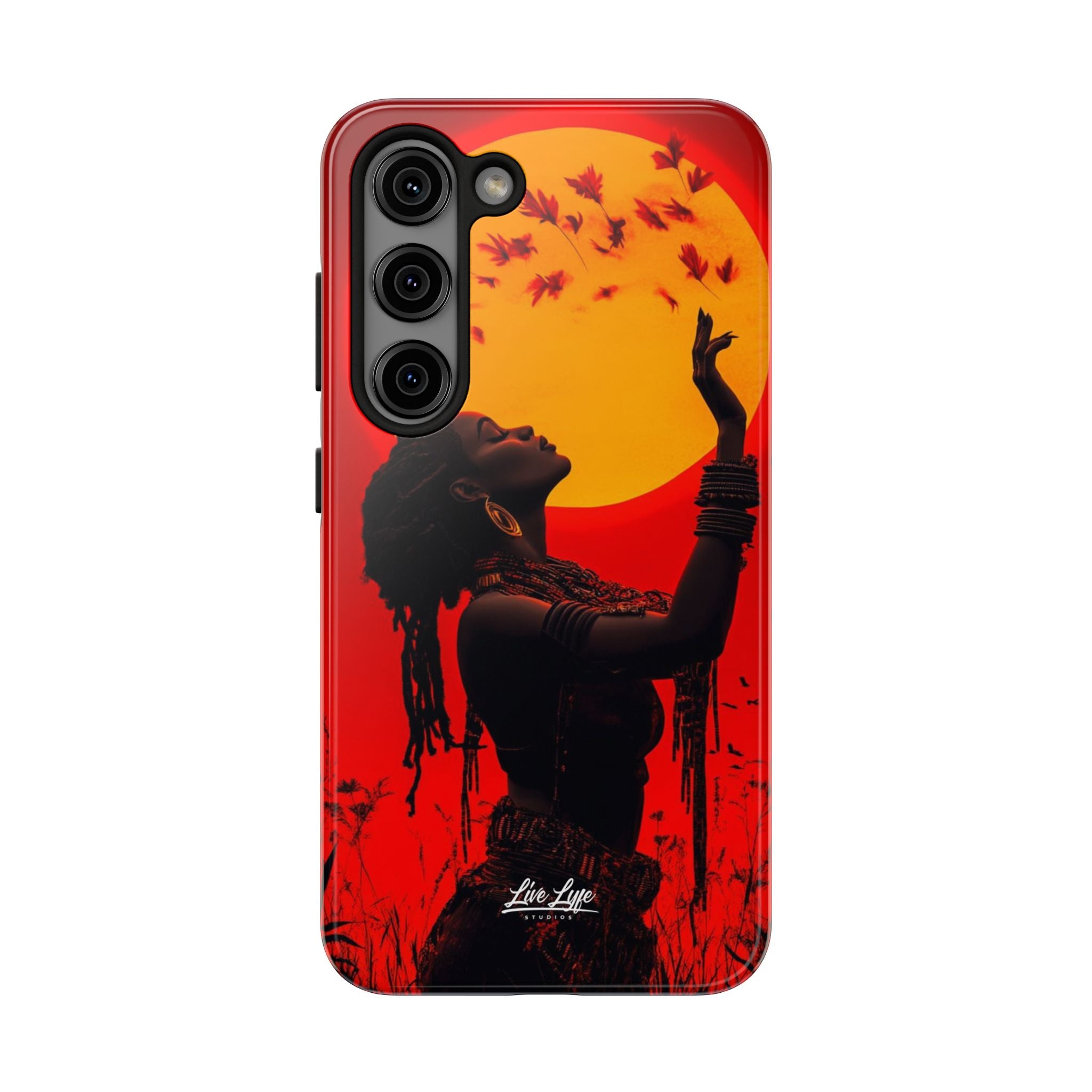 Sunset Spirit, Rasta Soul Awakening Phone Case