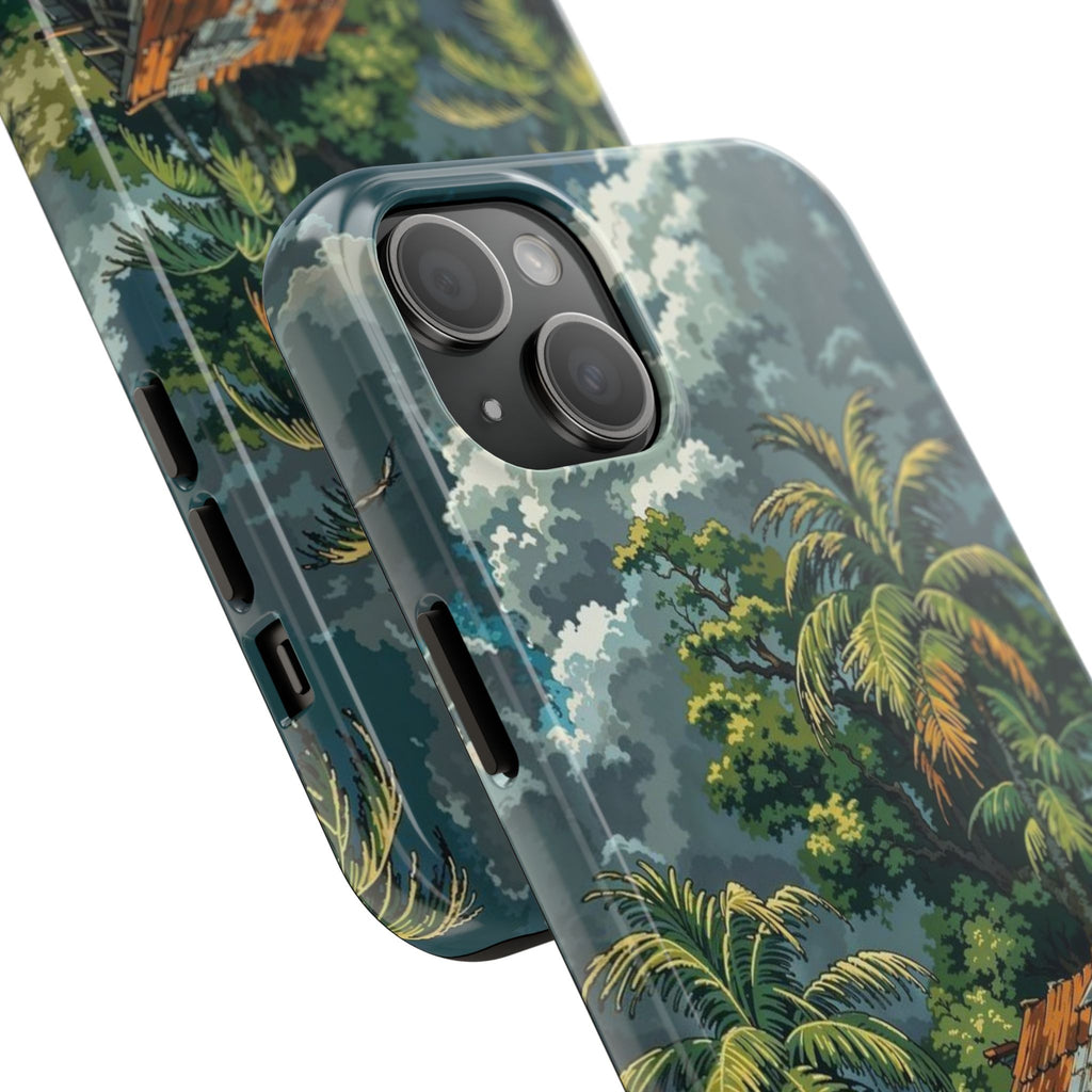 Tropical Paradise Tough iPhone and Samsung Cases - Beach Vibe, Summer Gift, Durable Protection for Adventure Lovers, Coastal Decor, Phone Accessories