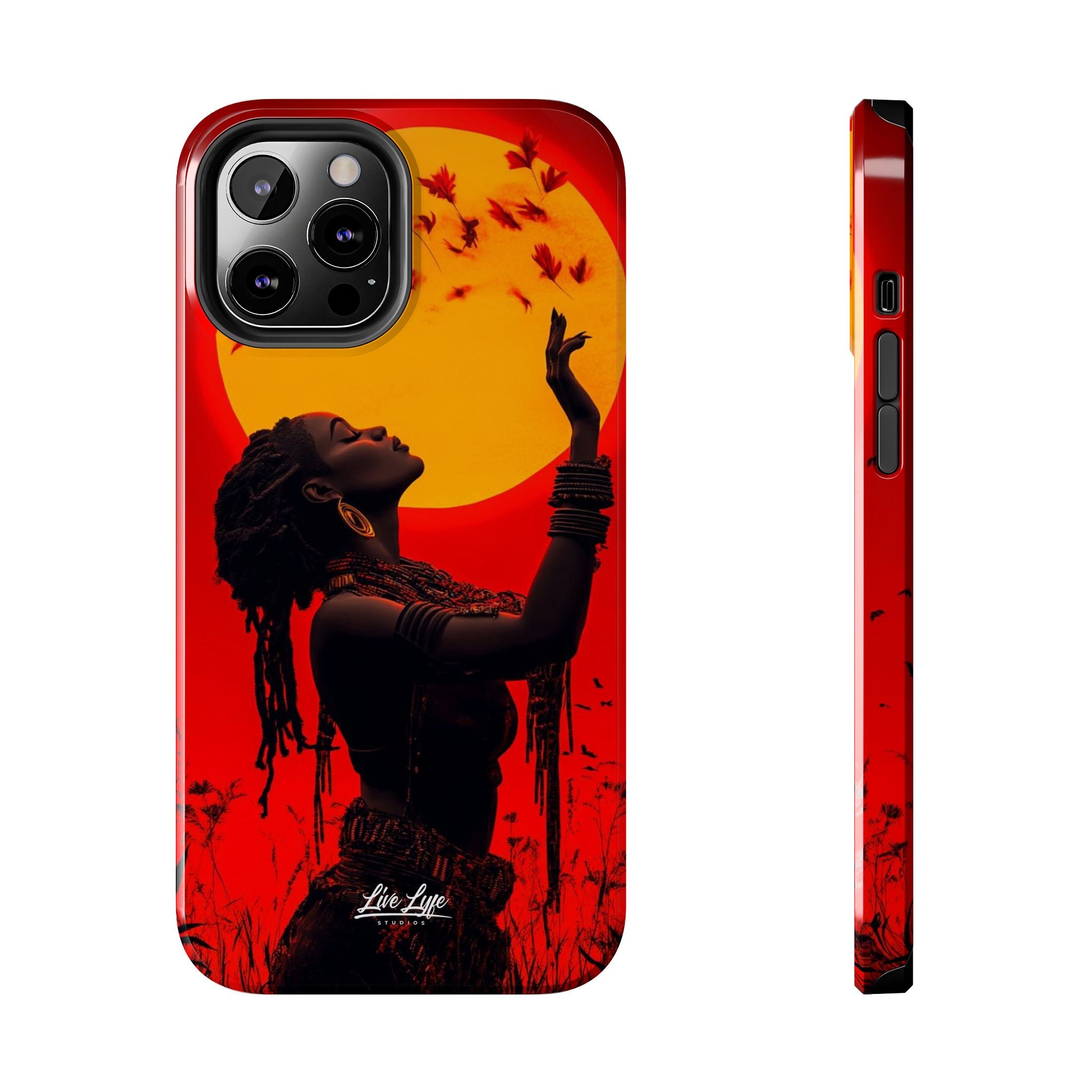 Sunset Spirit, Rasta Soul Awakening Phone Case