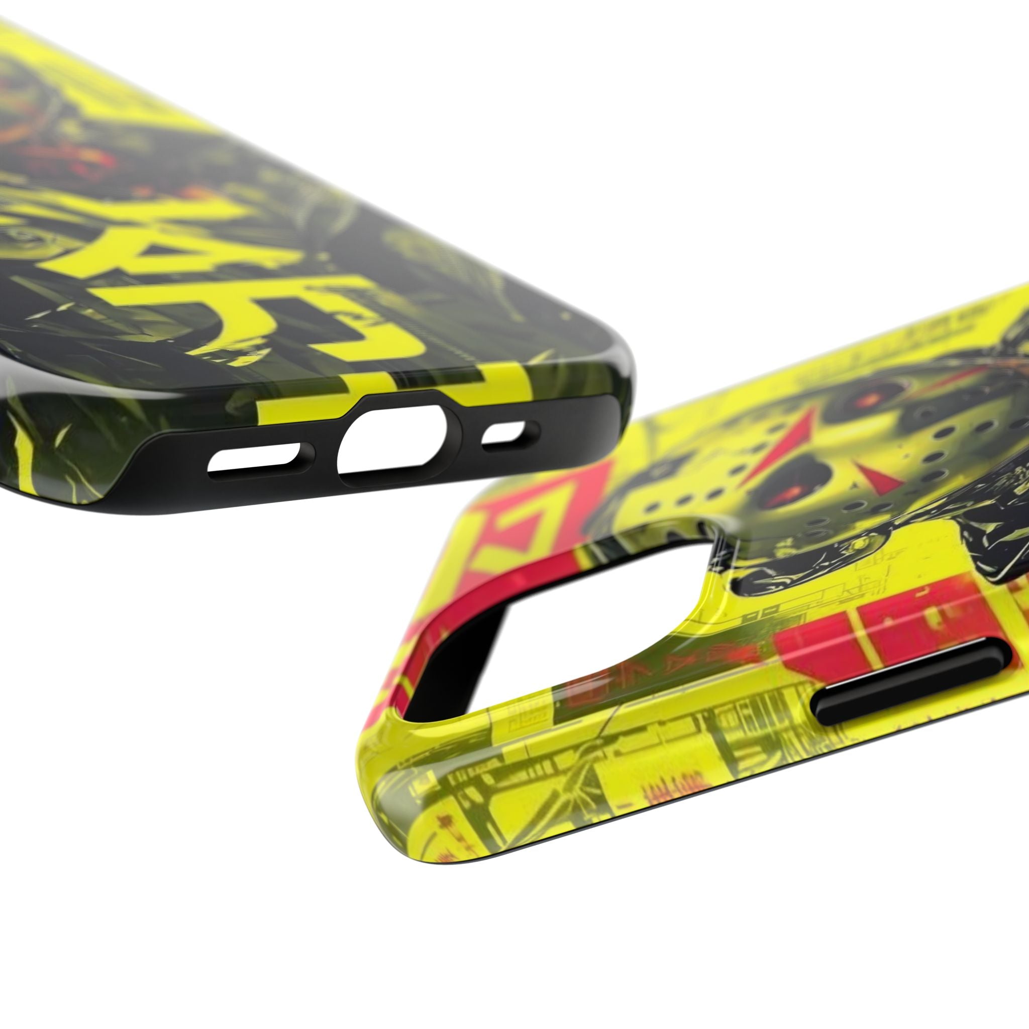 Cyberpunk Tough Phone Case - Unique Tech Accessory for Gamers, Gift for Birthdays, Holidays, Phone Protection, Stylish Design