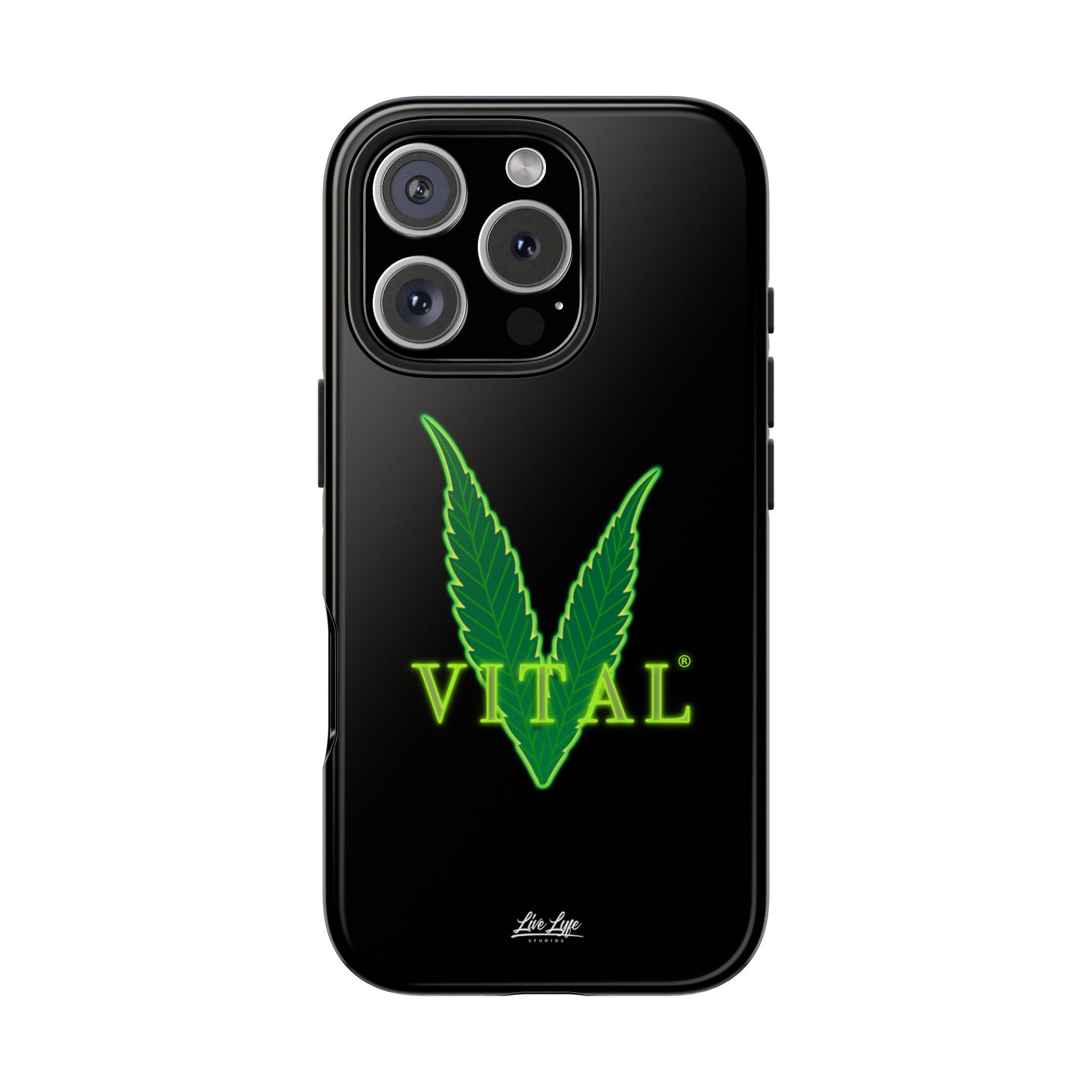 Vital Lyfe Phone Case – Sleek Black Cover